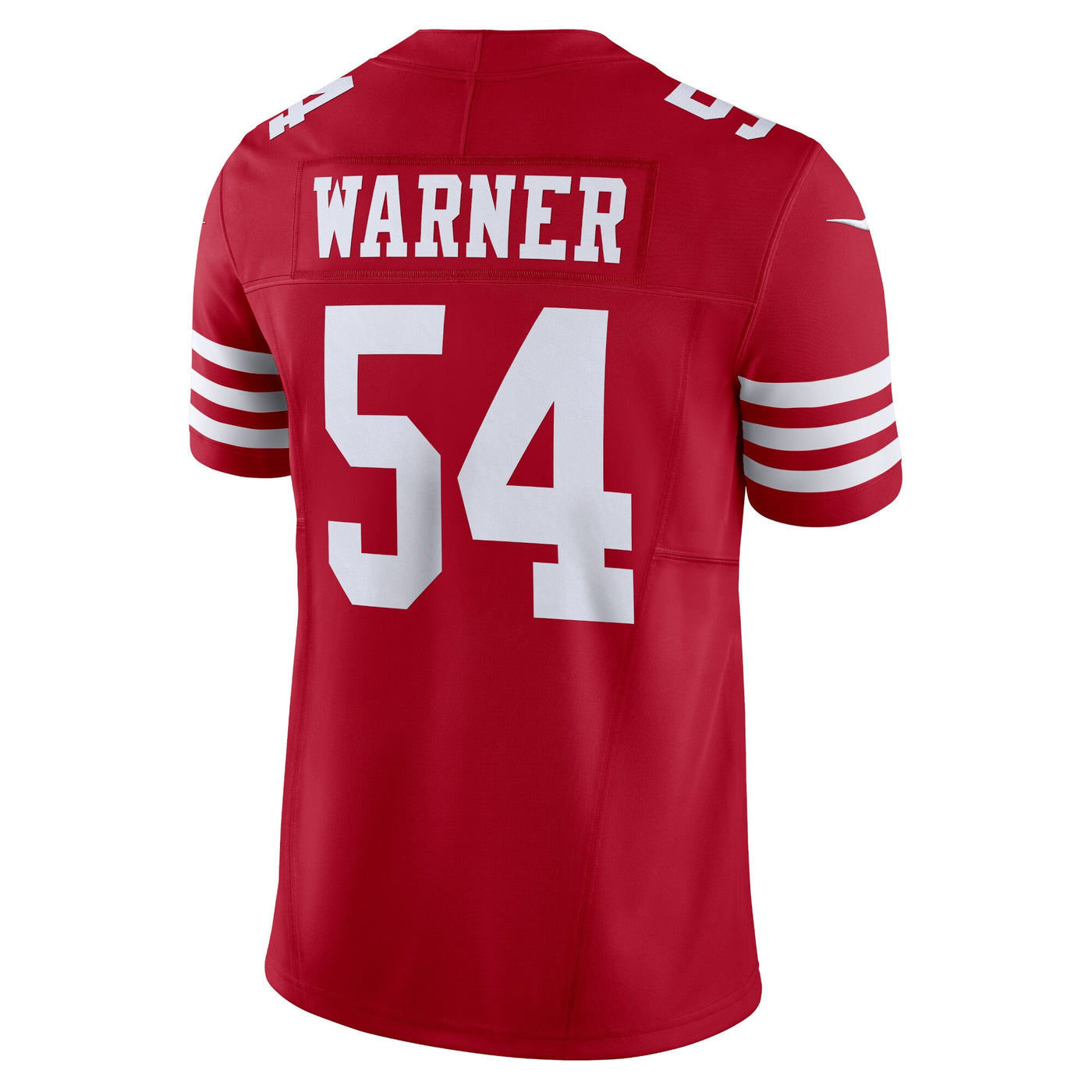 San Francisco 49ers Fred Warner Nike Scarlet Vapor F.U.S.E. Limited Jersey