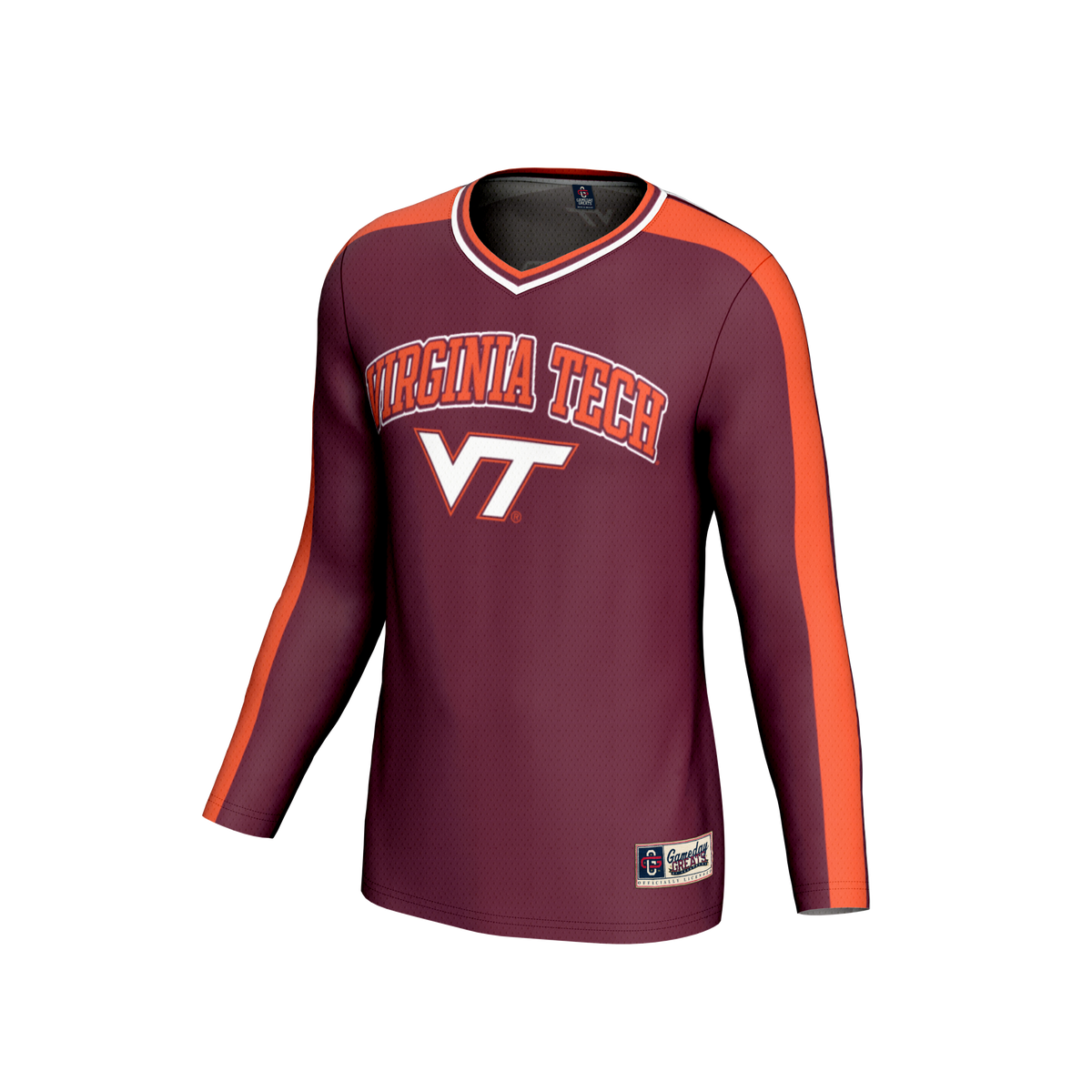 #00 Virginia Tech Hokies GameDay Greats Lightweight Volleyball Fashion Jersey - Maroon