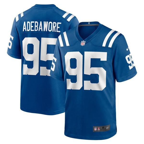 Indianapolis Colts Adetomiwa Adebawore Royal Team Game Jersey