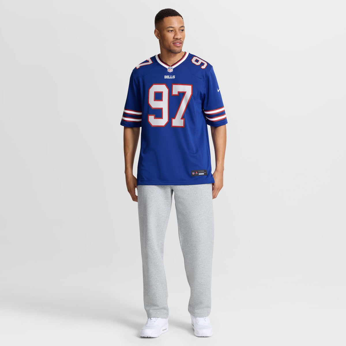 Buffalo Bills Greg Gaines Nike Royal Team Game Jersey