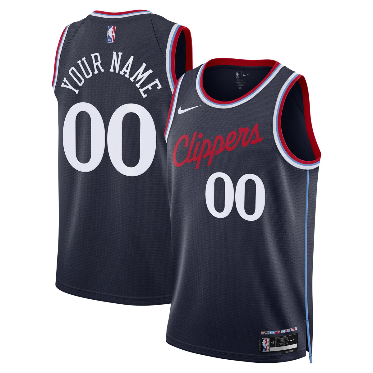 Los Angeles Clippers Replica Icon Swingman Jersey - Custom -