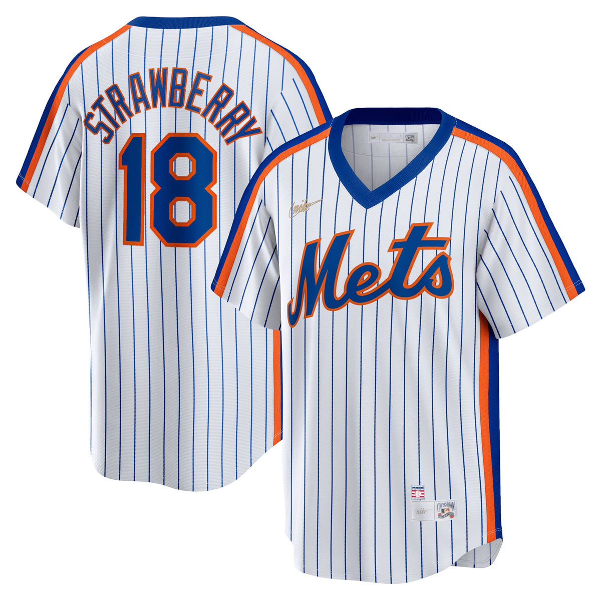 New York Mets Darryl Strawberry White Home Cooperstown Collection Player Jersey
