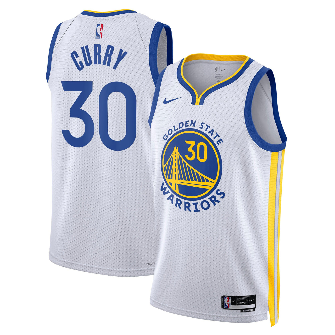 Golden State Warriors Nike Association Swingman Jersey - Stephen Curry