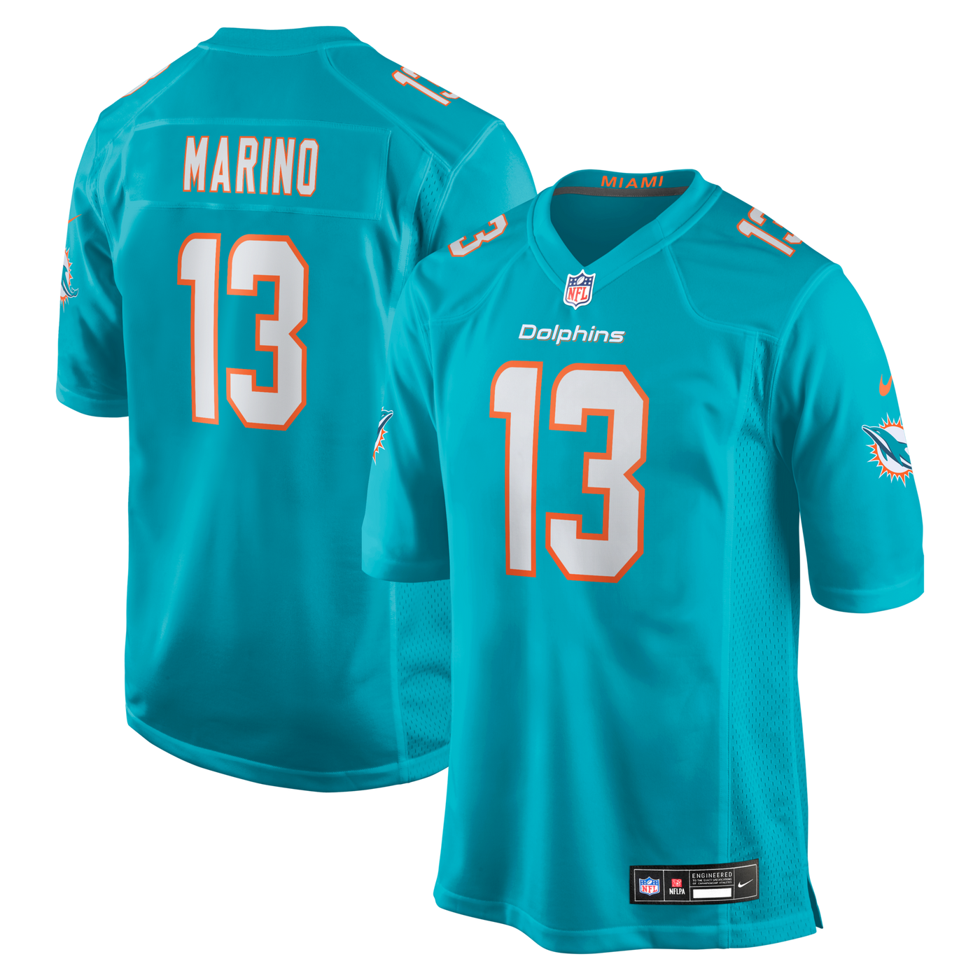 Miami Dolphins Dan Marino Nike Aqua Game Retired Player Jersey