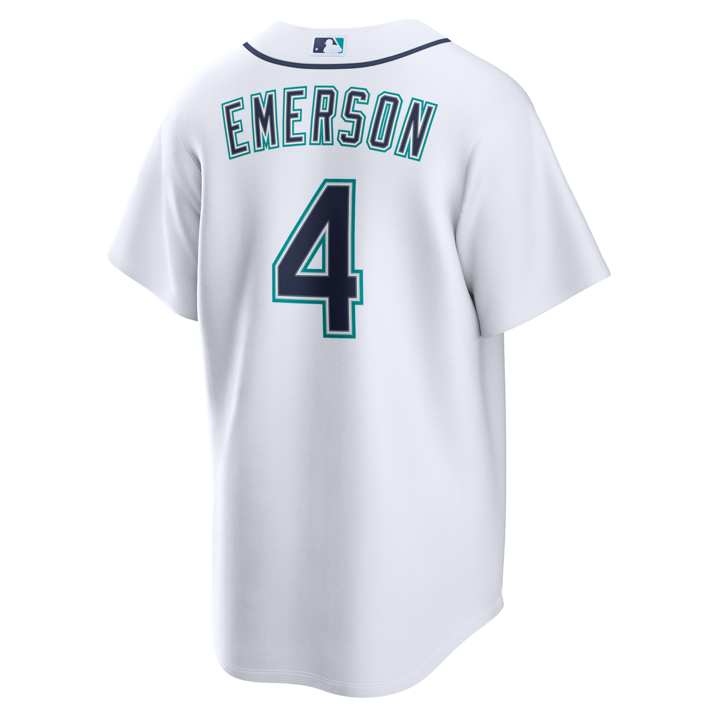 Seattle Mariners Colt Emerson Nike White Home Replica Jersey