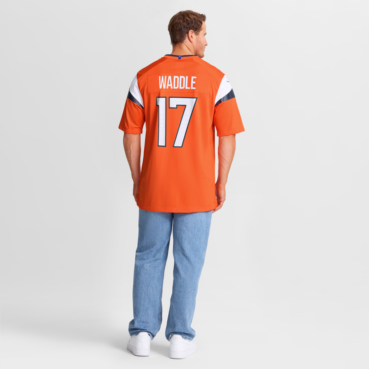 Denver Broncos Jaylen Waddle Nike Orange Game Jersey