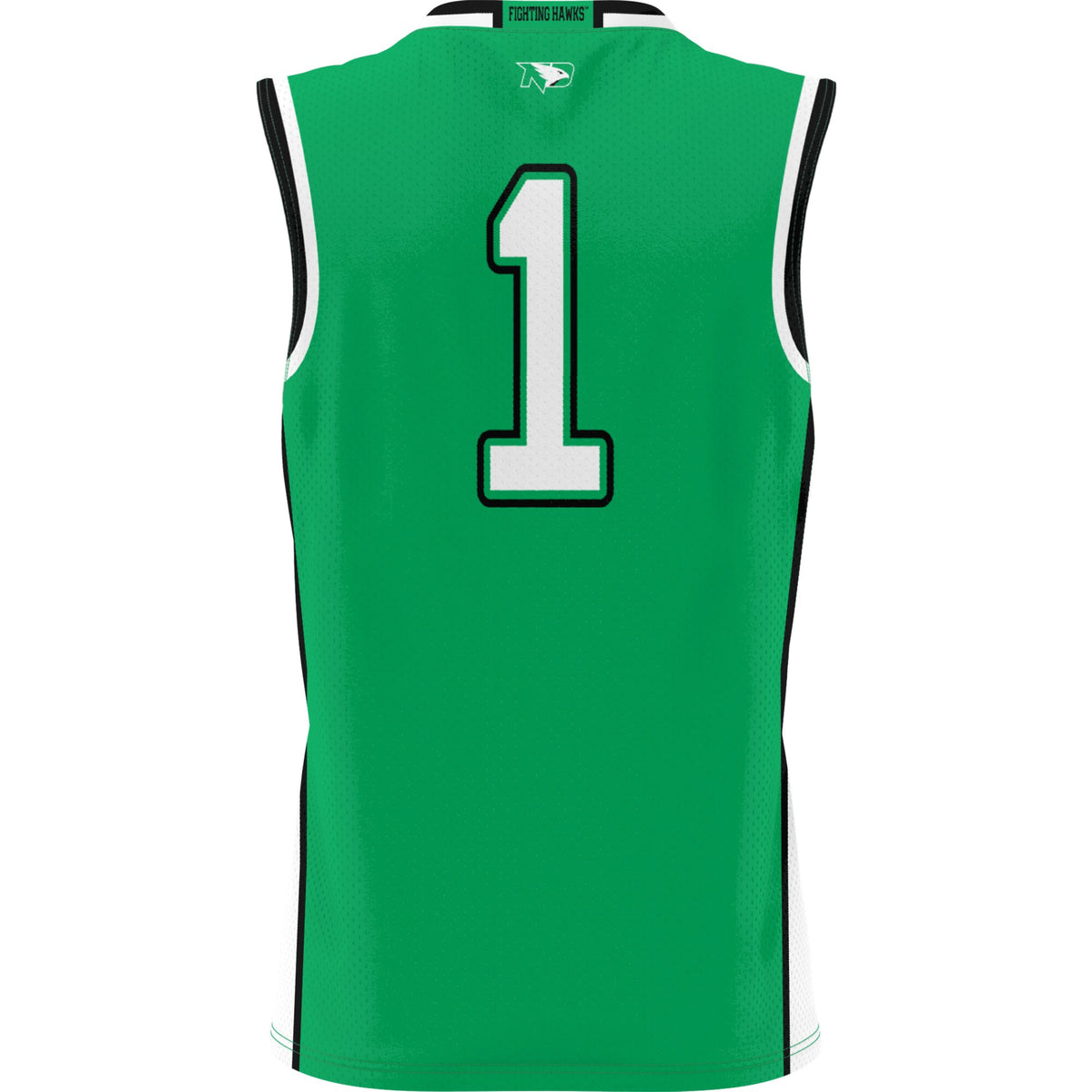 #1 North Dakota GameDay Greats Lightweight Basketball Jersey - Green