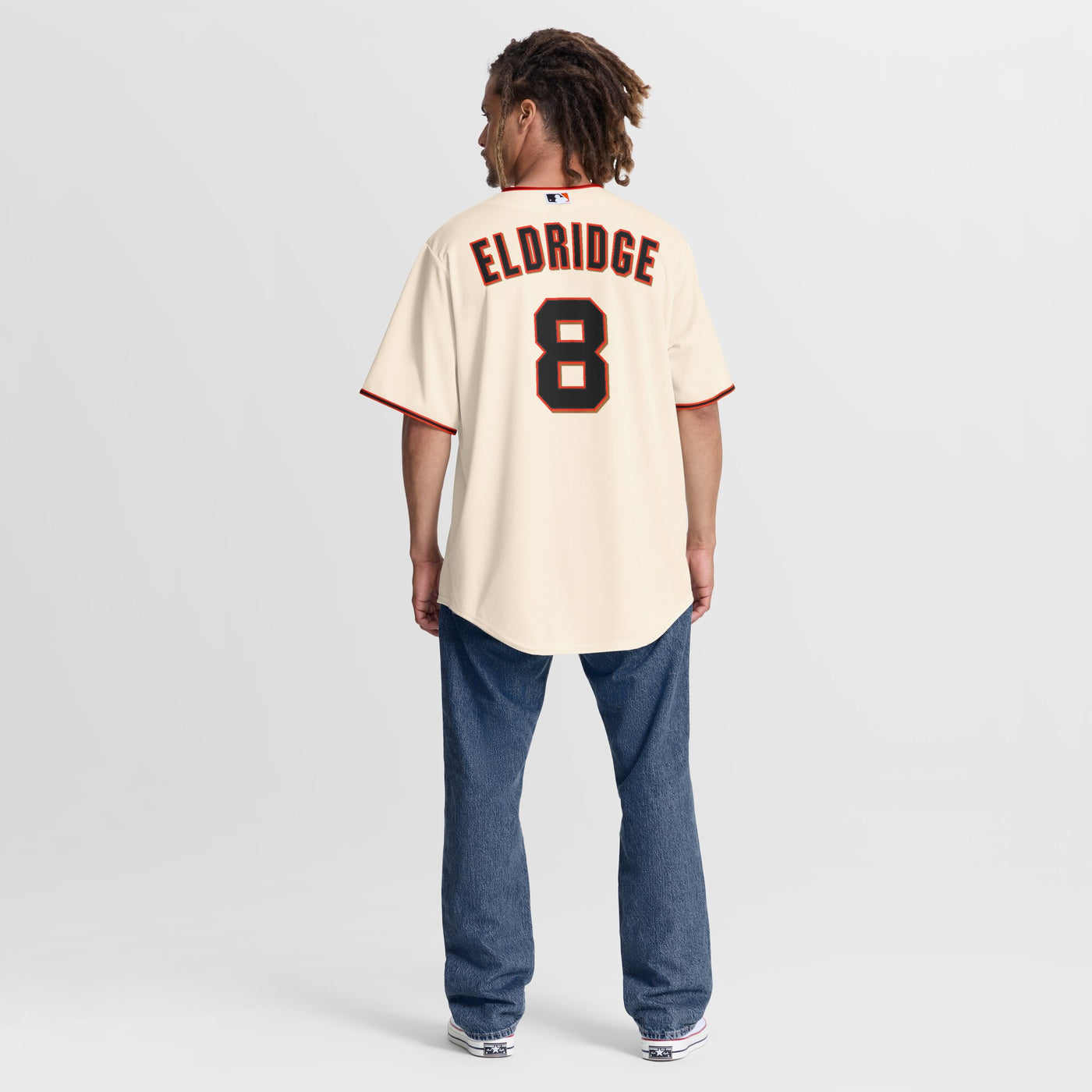 San Francisco Giants Bryce Eldridge Nike Cream Home Replica Jersey