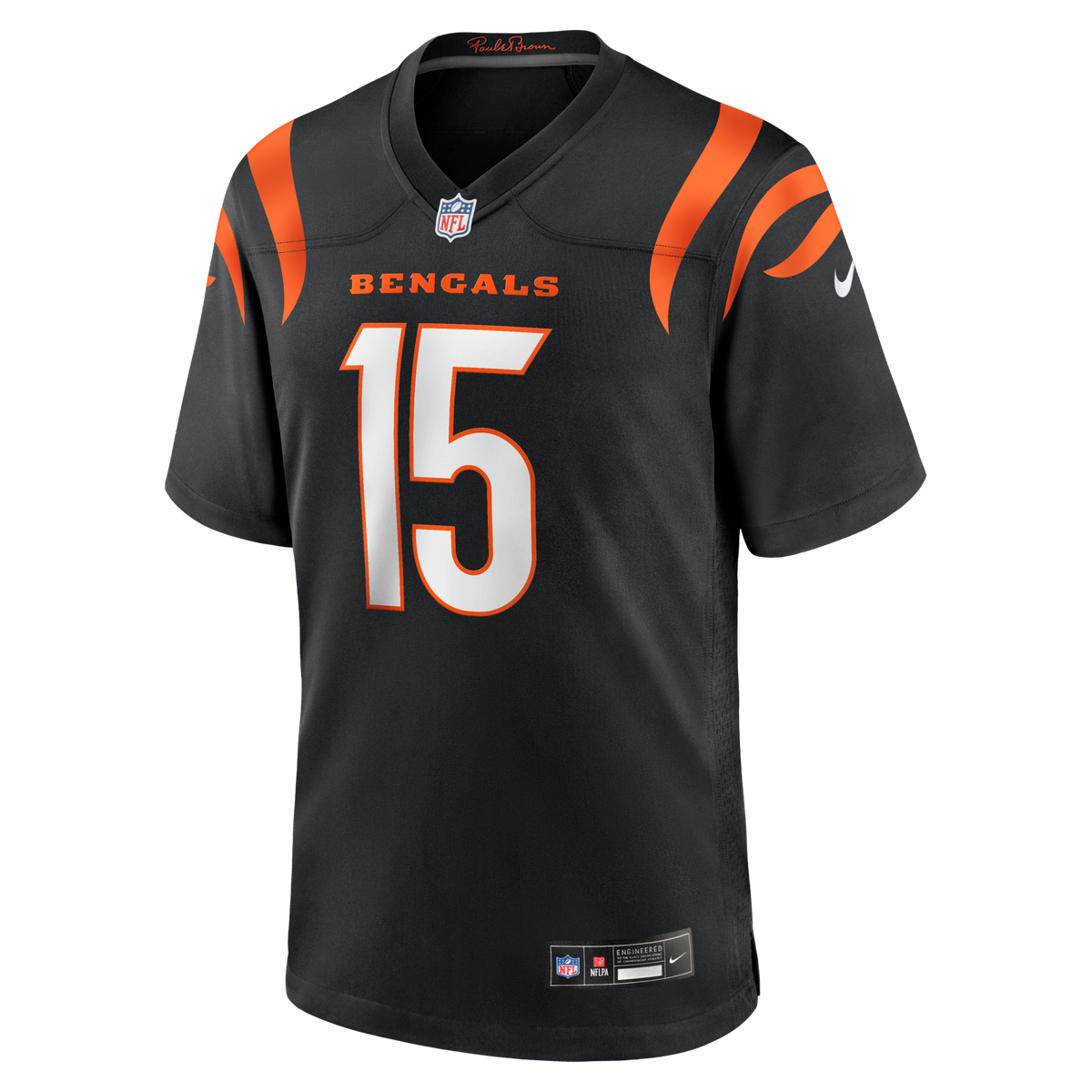 Cincinnati Bengals Charlie Jones Black Team Game Jersey