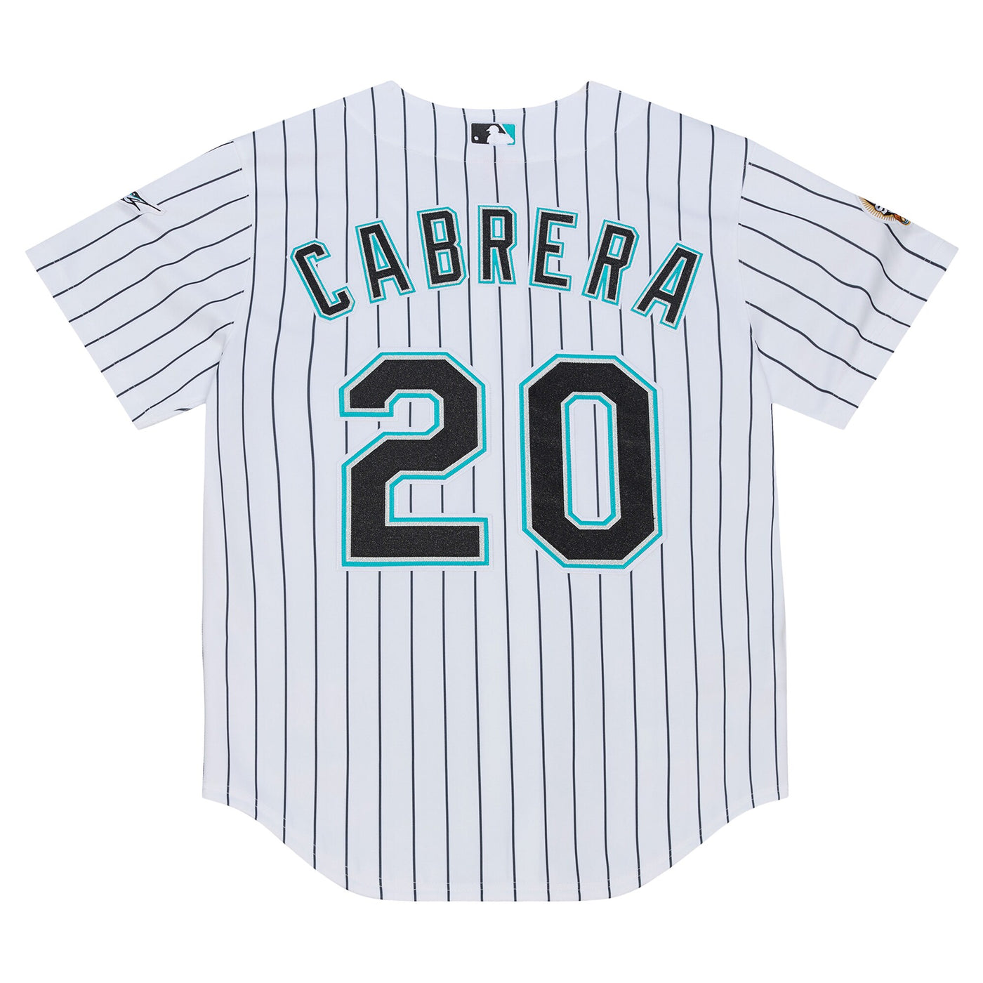 Florida Marlins Miguel Cabrera Mitchell & Ness White 2003 Cooperstown Collection Authentic Jersey