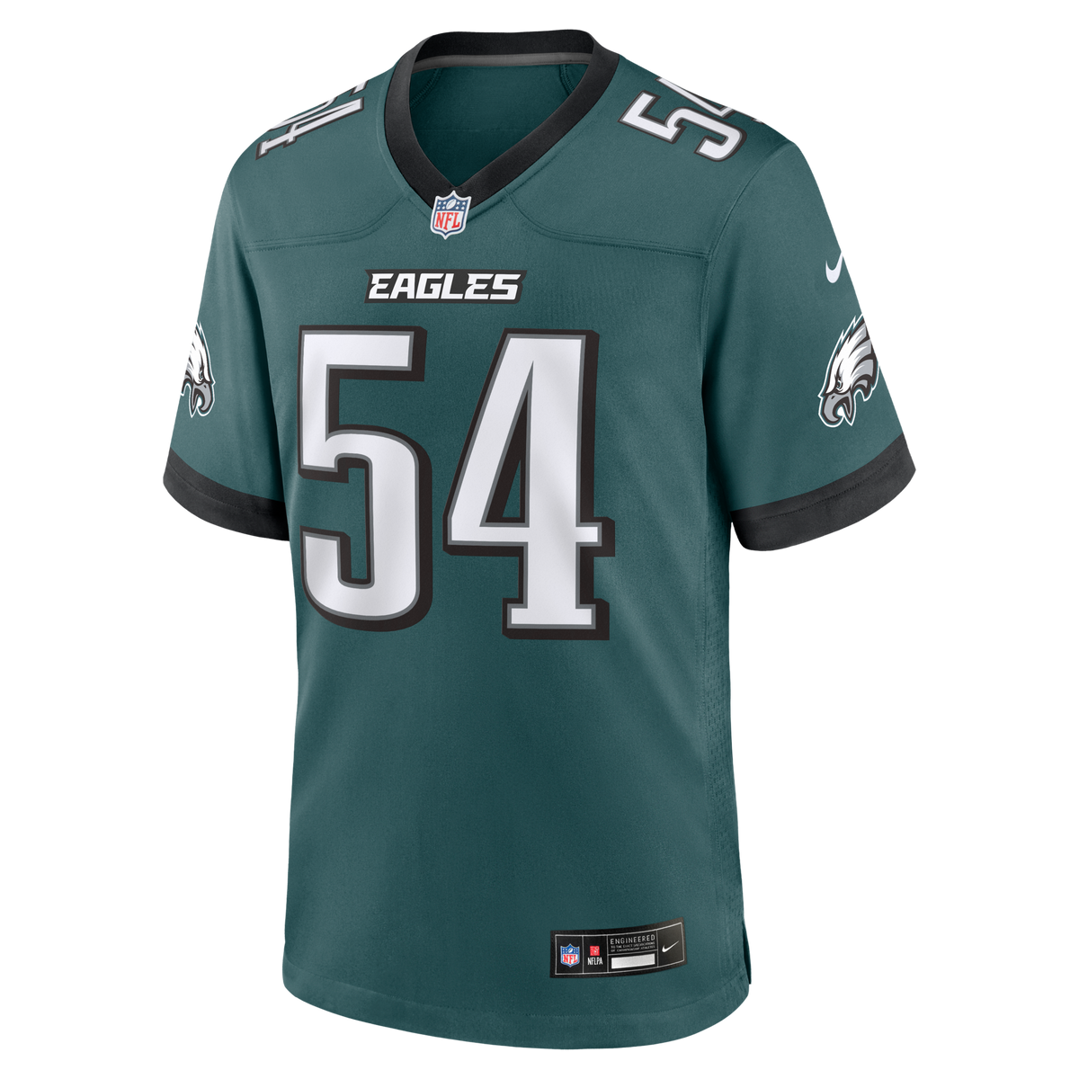 Philadelphia Eagles Jeremiah Trotter Jr. Midnight Green Team Game Jersey