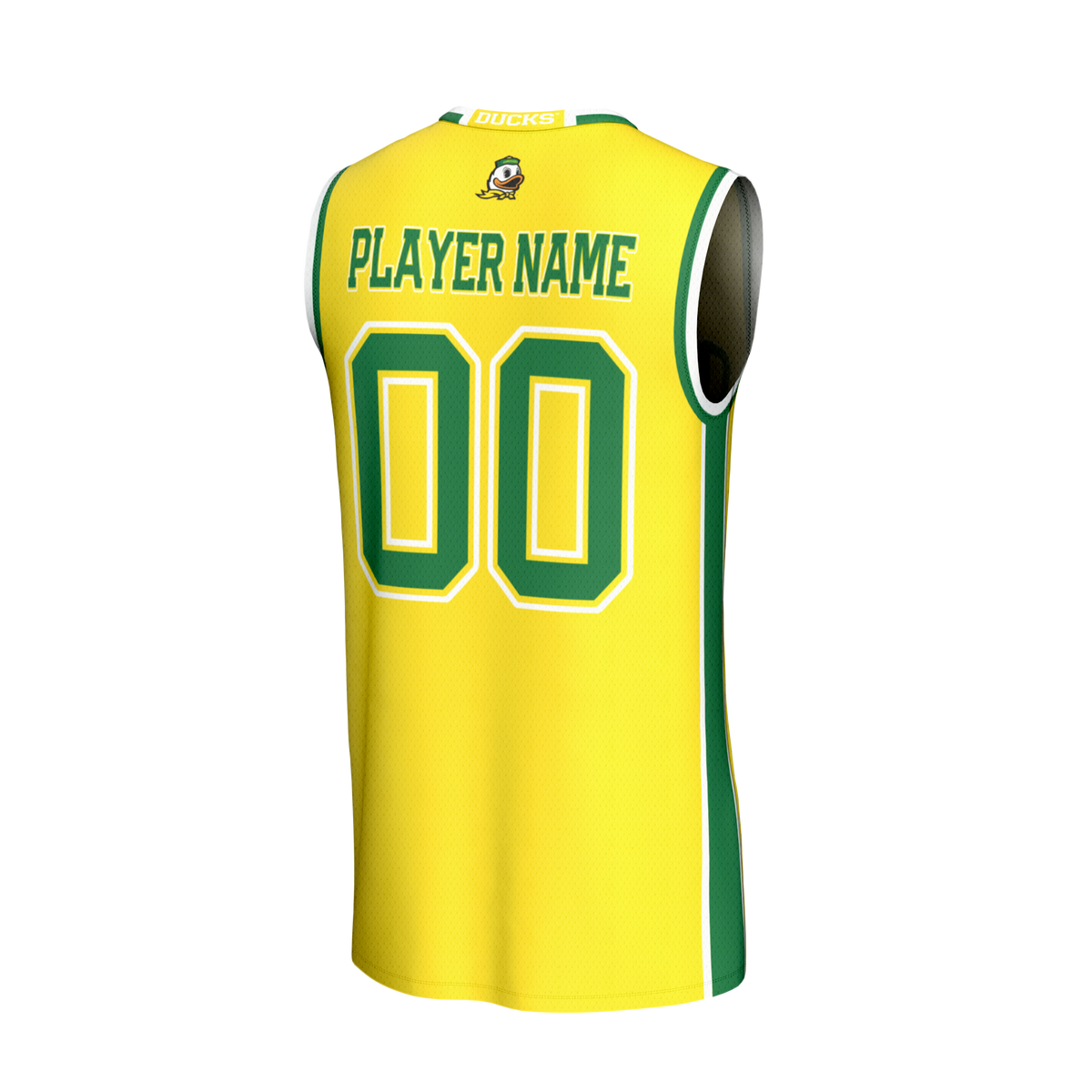 Oregon Ducks GameDay Greats Lightweight Collegiate Basketball NIL Pick-A-Player Fashion Jersey - Yellow