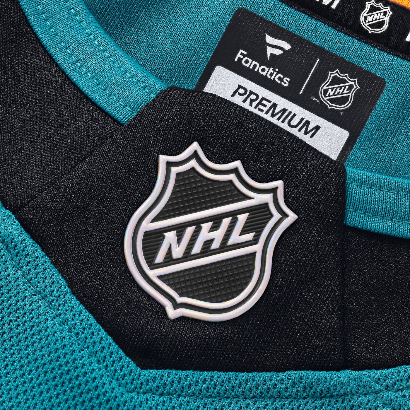 San Jose Sharks Fanatics Teal Home Premium Custom Jersey