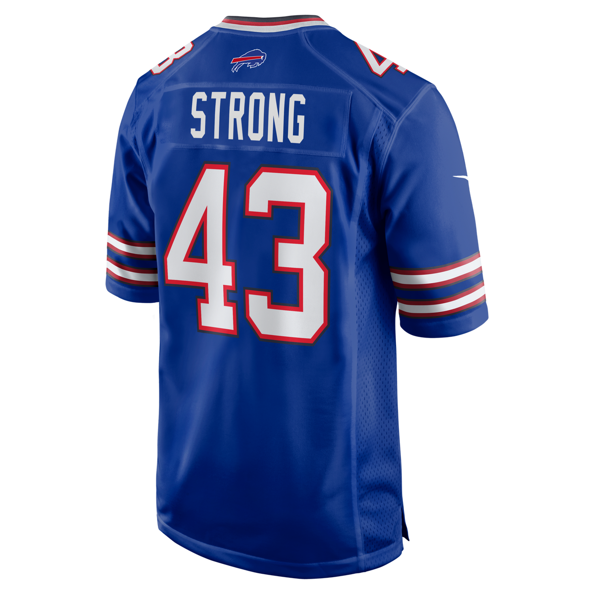 Buffalo Bills Dorian Strong Royal Team Game Jersey