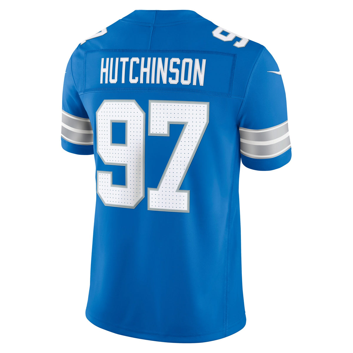 Detroit Lions Aidan Hutchinson Blue Team Vapor F.U.S.E. Stitched Limited Jersey