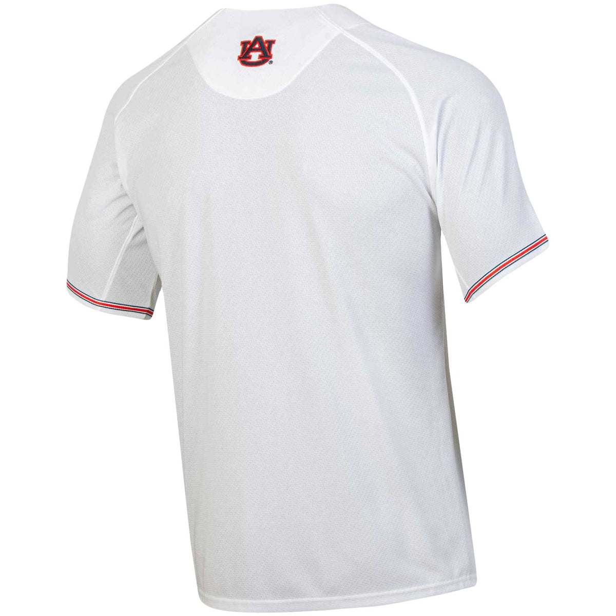 Auburn Tigers Under Armour Softball Button-Up V-Neck Jersey - White