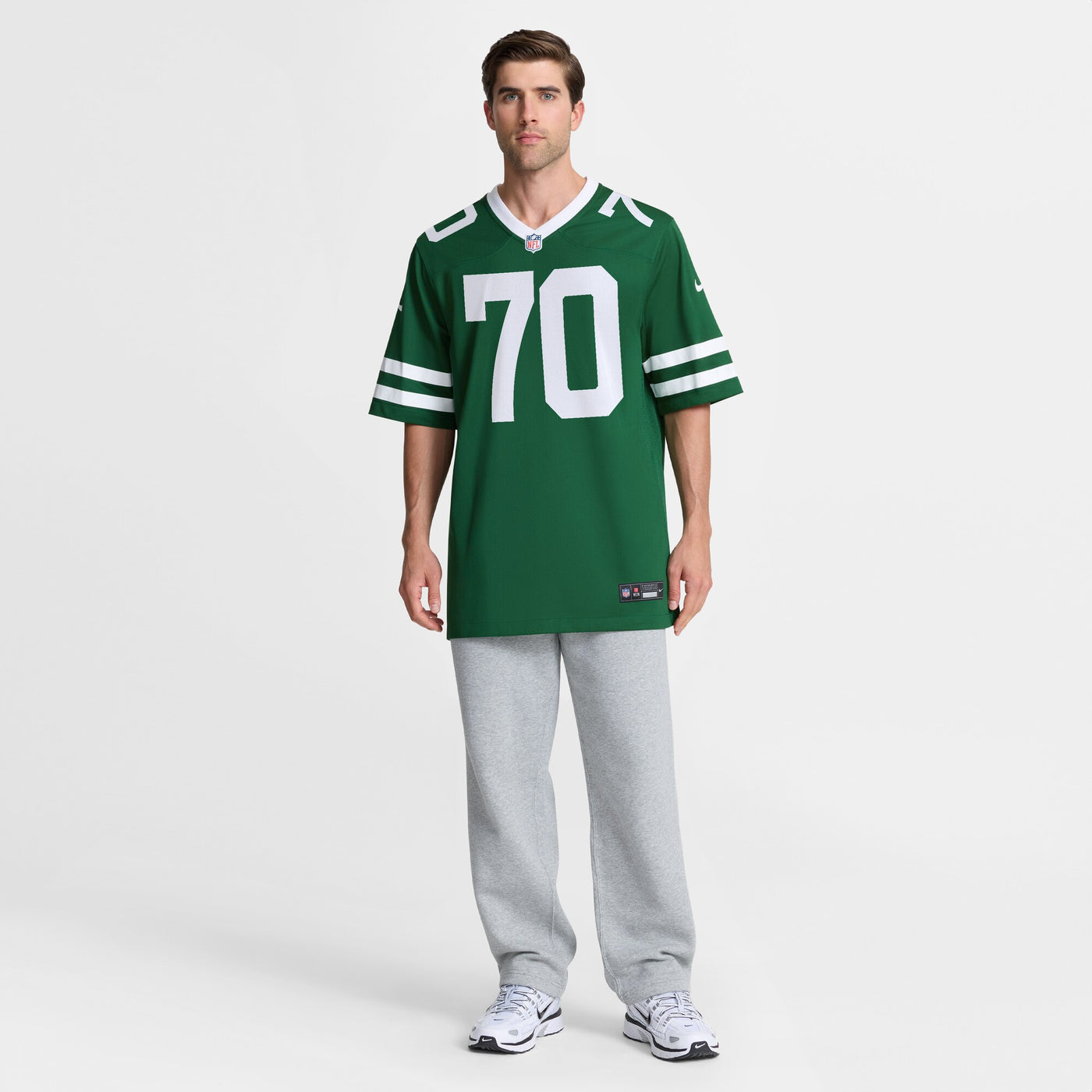 New York Jets Armand Membou Nike Green Team Game Jersey