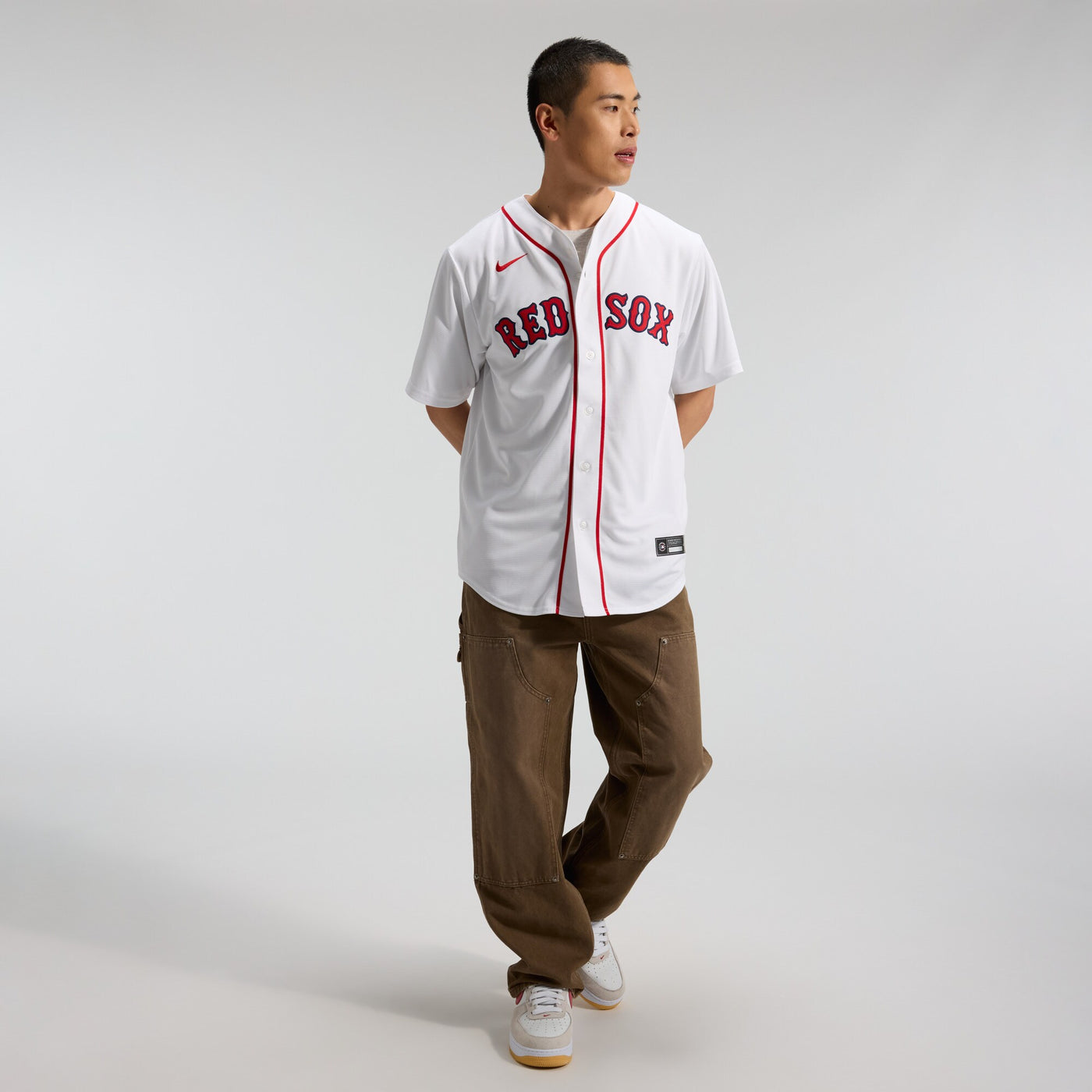 Boston Red Sox Roman Anthony Nike White Home Replica Jersey
