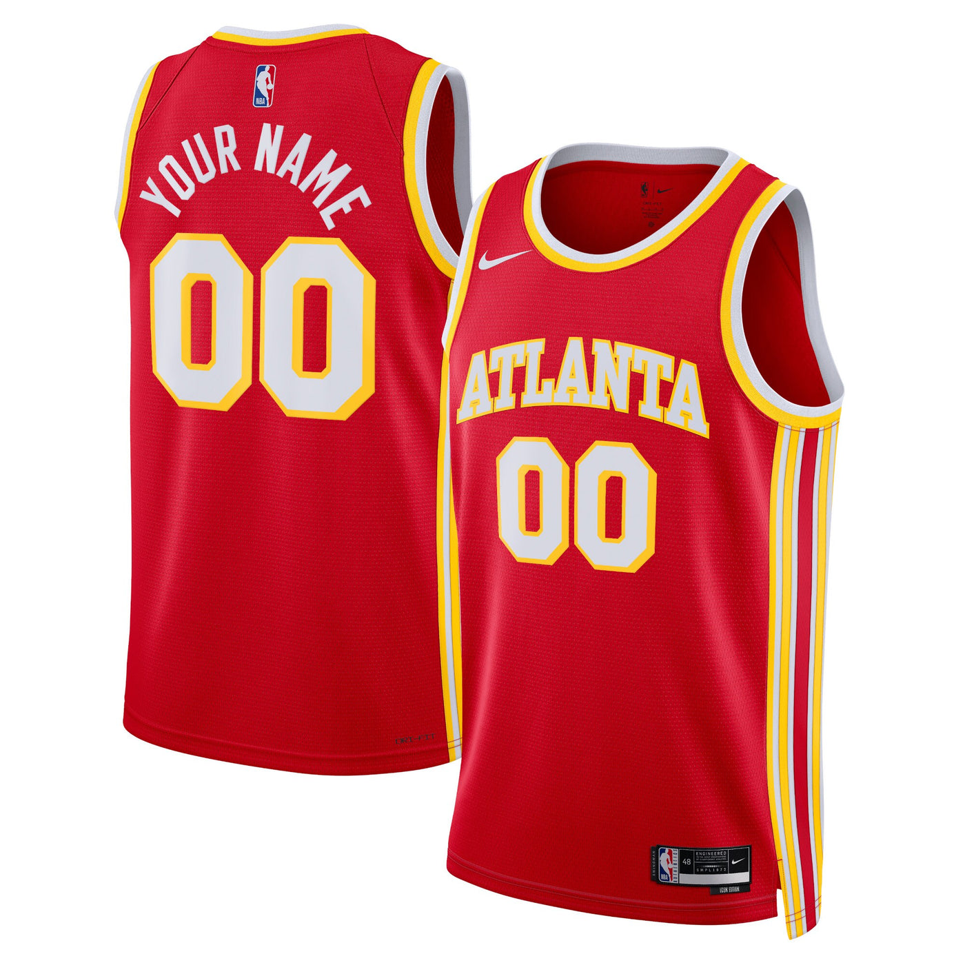Atlanta Hawks Nike Icon Swingman Jersey - Custom