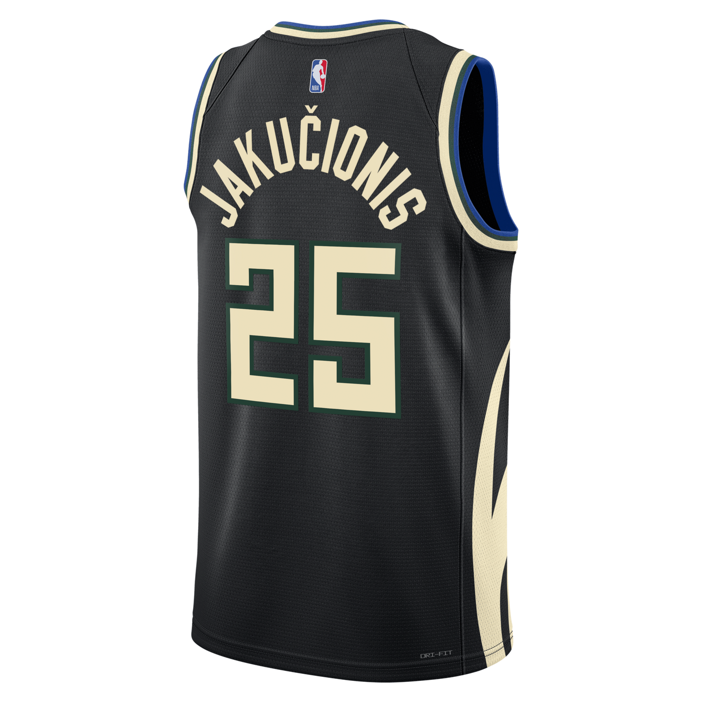 Milwaukee Bucks Jordan Brand Statement Edition Swingman Jersey - Hunter Green - Kasparas Jakučionis