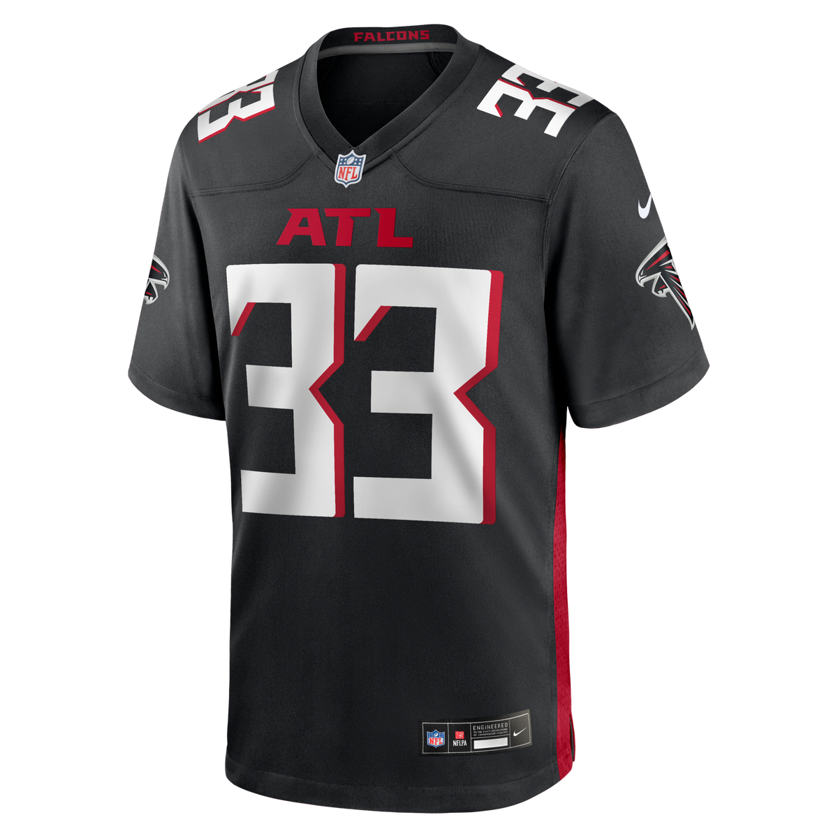 Atlanta Falcons Michael Turner Black Game Retired Player Jersey