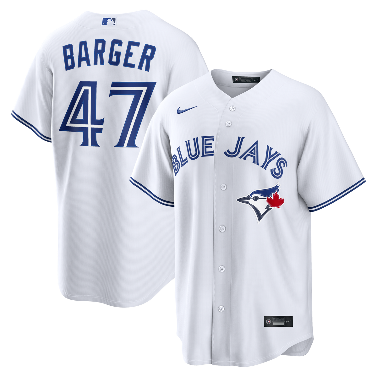 Toronto Blue Jays Addison Barger White Home Replica Jersey