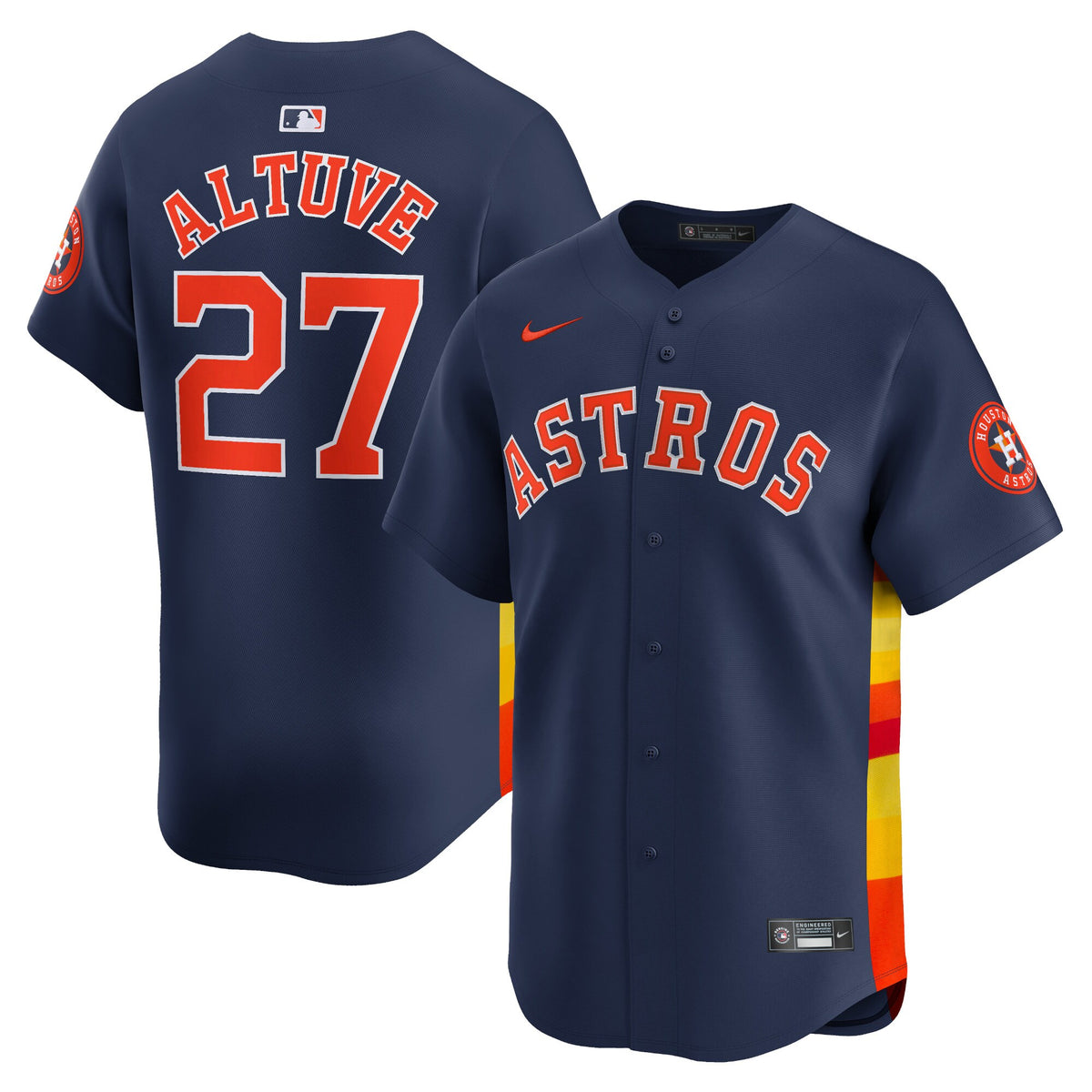 Houston Astros Jose Altuve Navy Alternate Limited Player Jersey