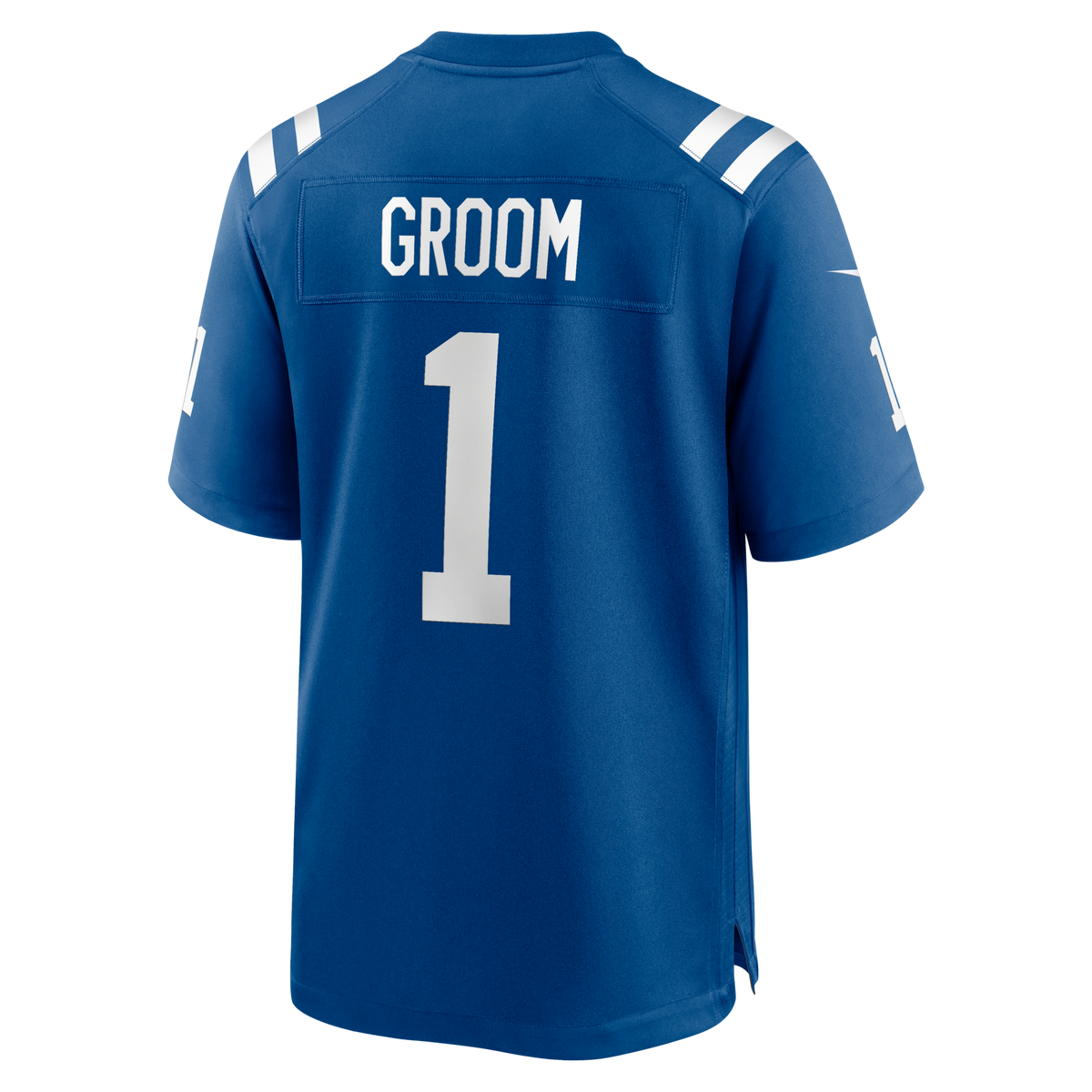 Indianapolis Colts Number 1 Groom Royal Game Jersey