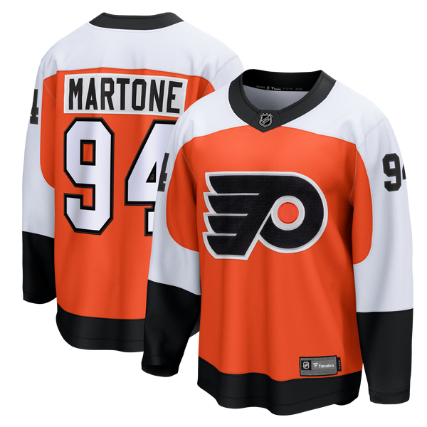 Philadelphia Flyers Porter Martone Fanatics Orange Breakaway Jersey