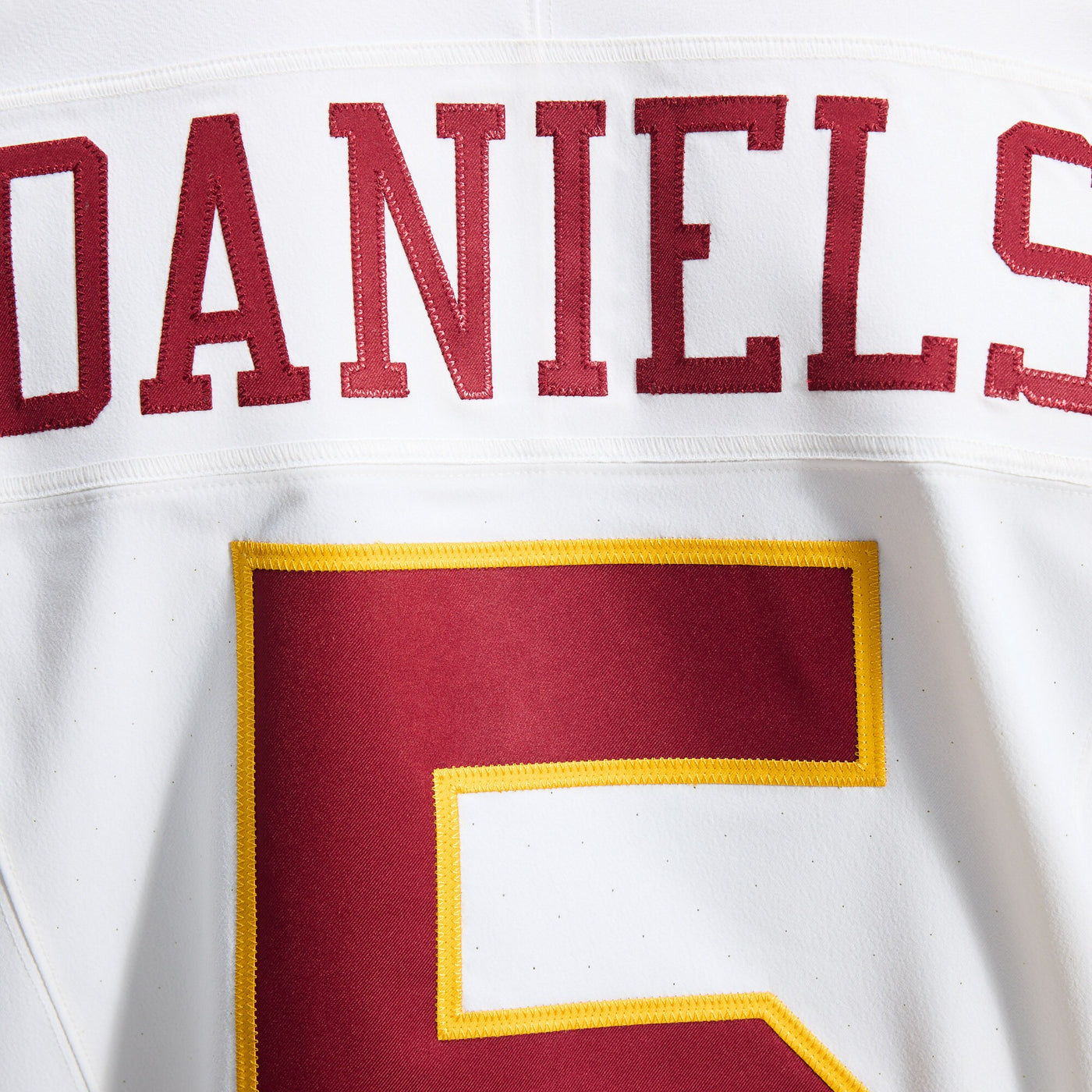 Washington Commanders Jayden Daniels Nike White Alternate 2 Super Bowl Era Vapor F.U.S.E. Elite Jersey