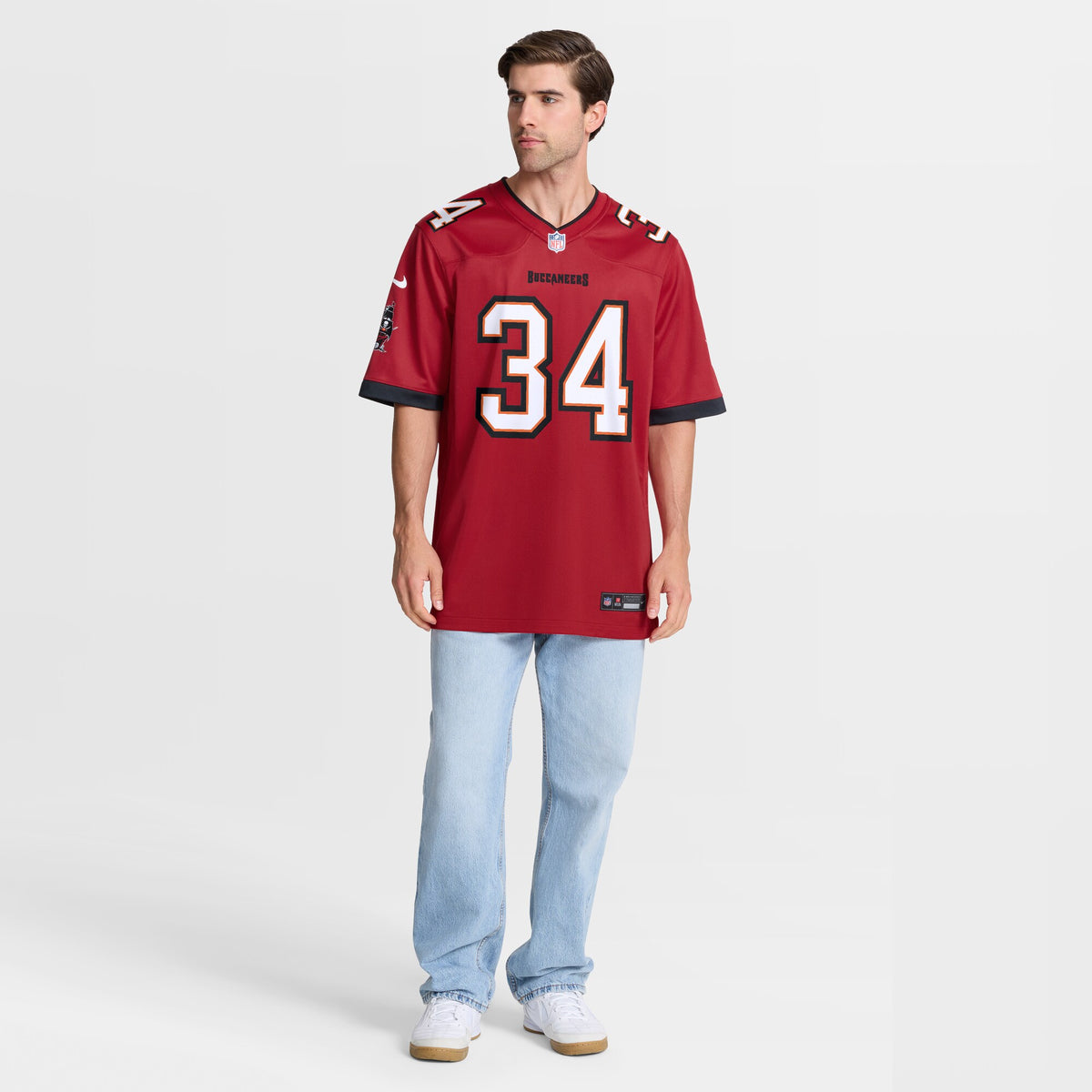 Tampa Bay Buccaneers Alex Anzalone Red Team Game Jersey