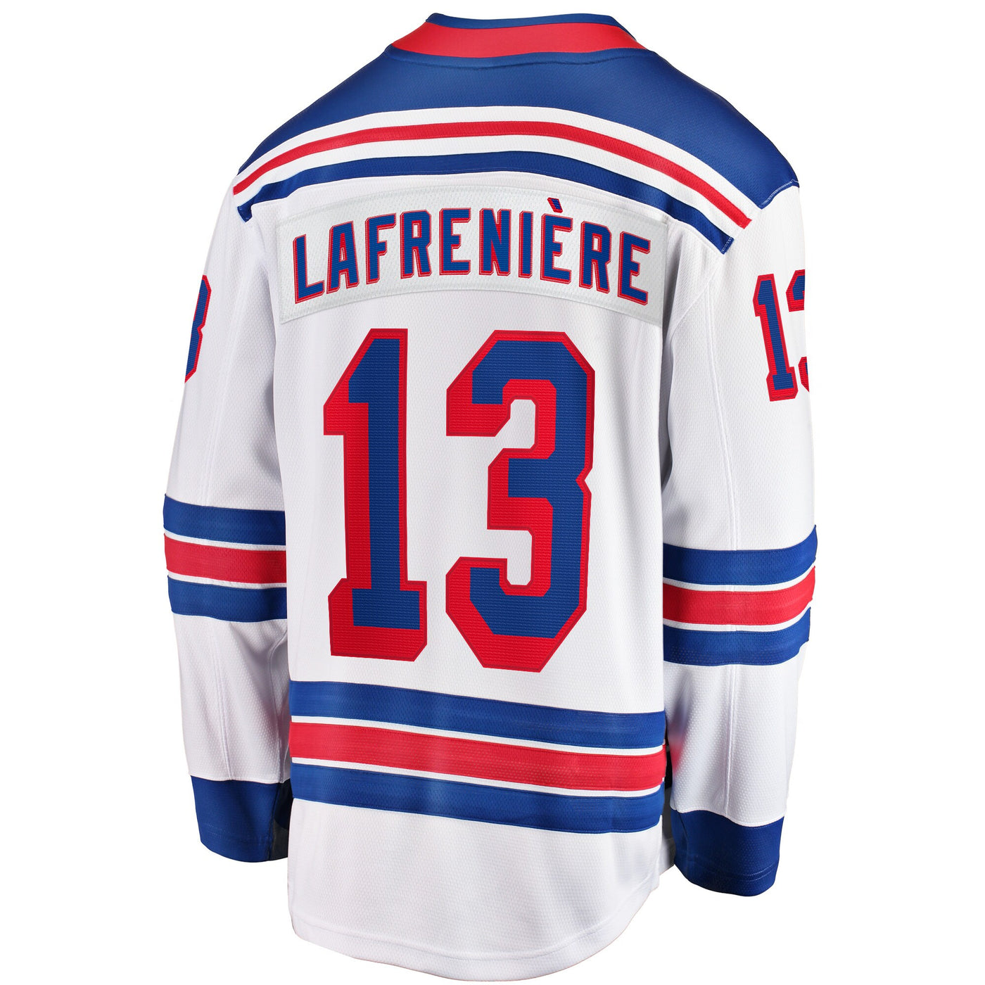 New York Rangers Alexis Lafreniere Fanatics White Breakaway Jersey