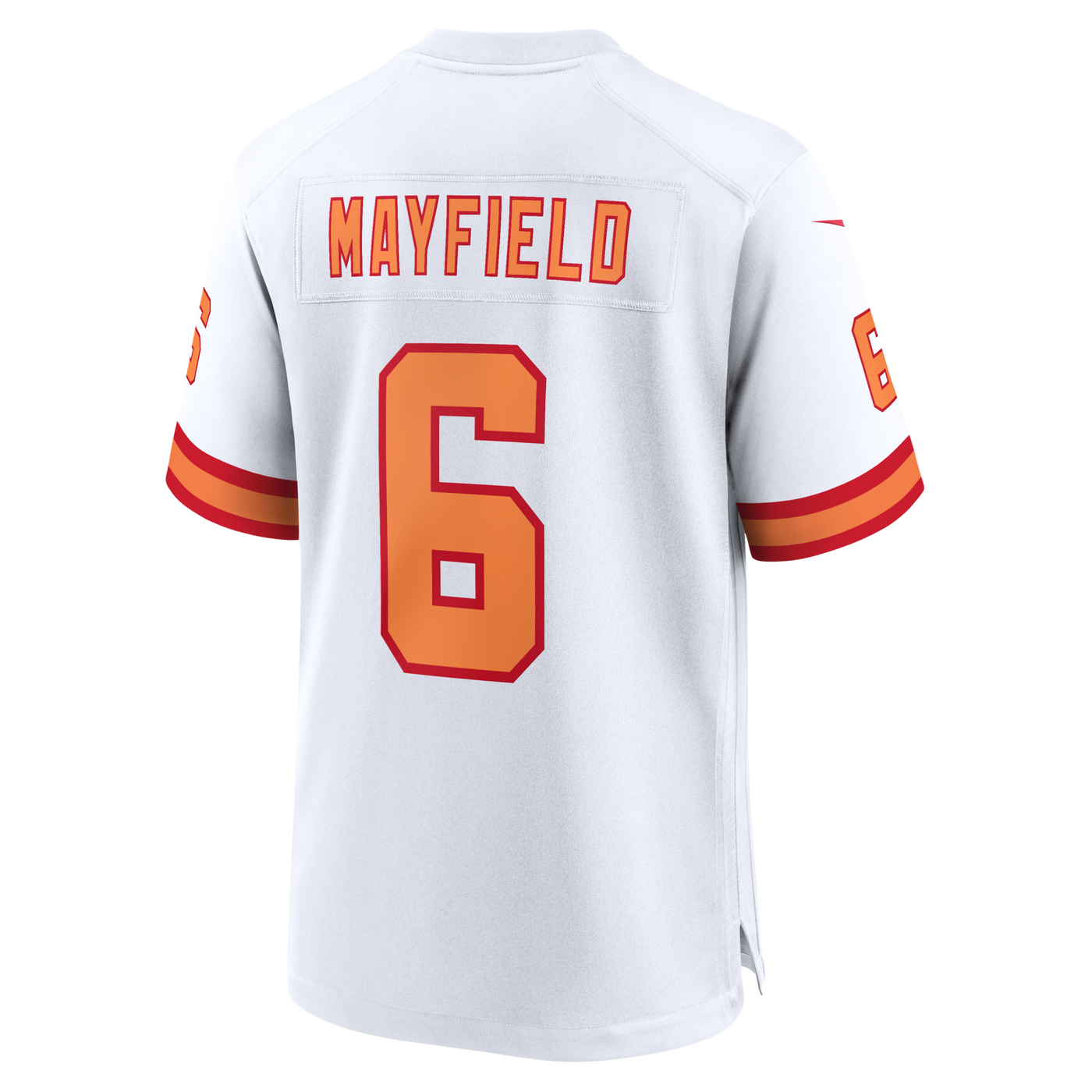 '76 Tampa Bay Buccaneers Baker Mayfield Nike White Player Game Jersey