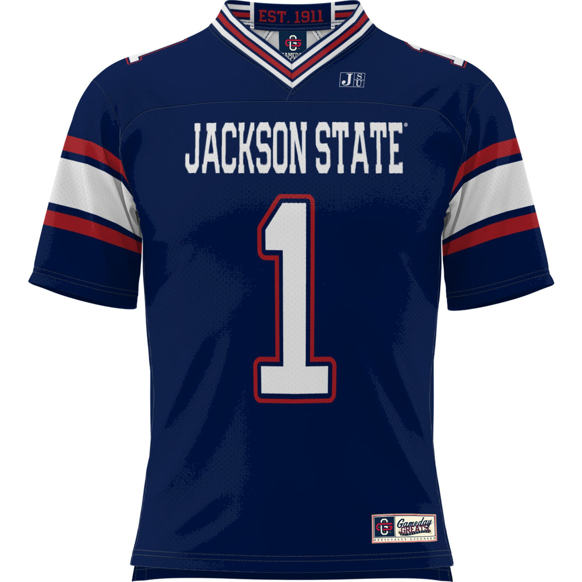 #1 Jackson State Tigers GameDay Greats Football Jersey - Navy