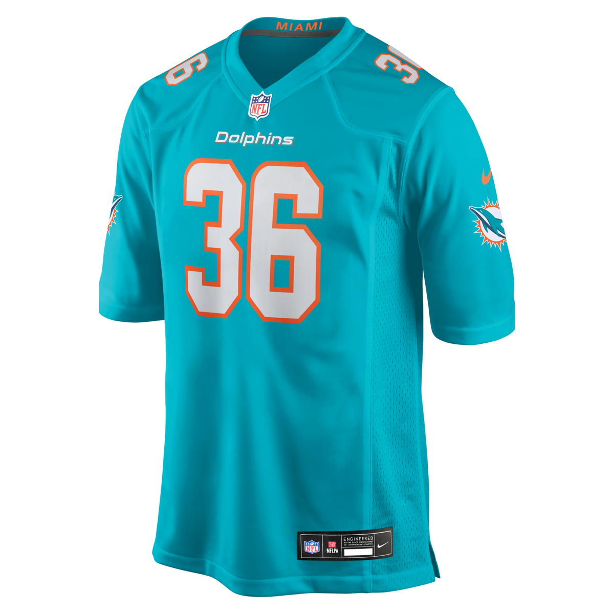 Miami Dolphins Storm Duck Aqua Game Jersey