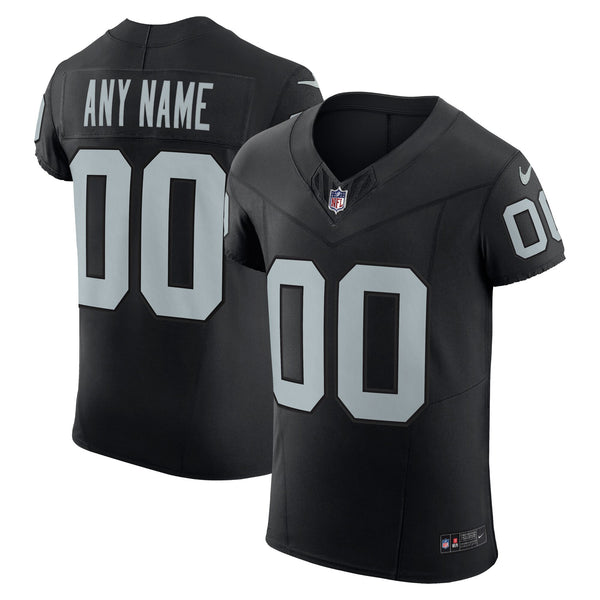Las Vegas Raiders Nike Black Vapor F.U.S.E. Elite Custom Jersey