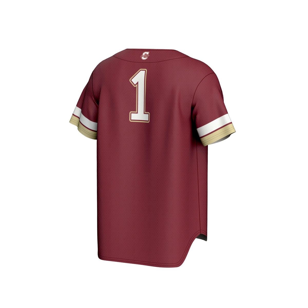 #1 Charleston Cougars GameDay Greats Lightweight Collegiate Baseball Fashion Jersey - Maroon