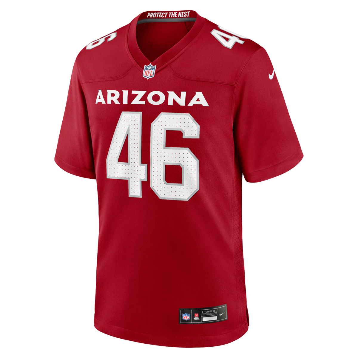 Arizona Cardinals Aaron Brewer Cardinal Team Game Jersey