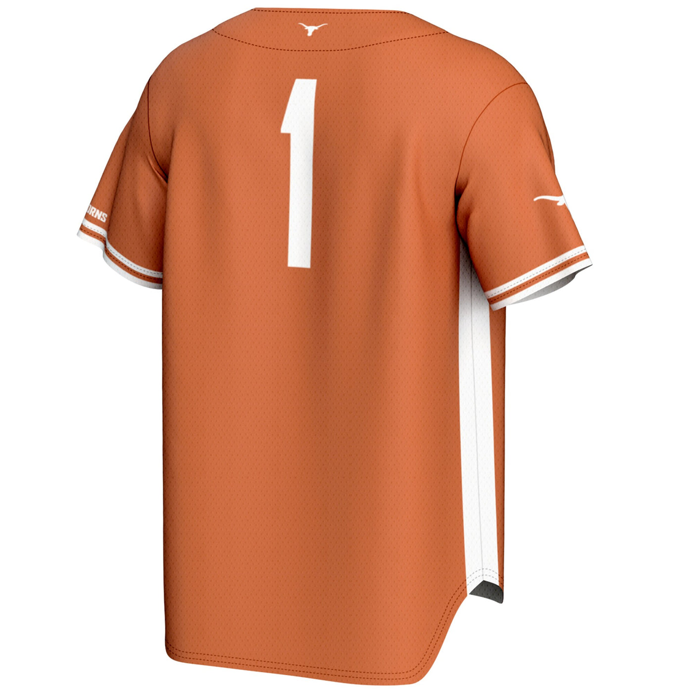 GameDay Greats #1 Burnt Orange Texas Longhorns Lightweight Baseball Jersey