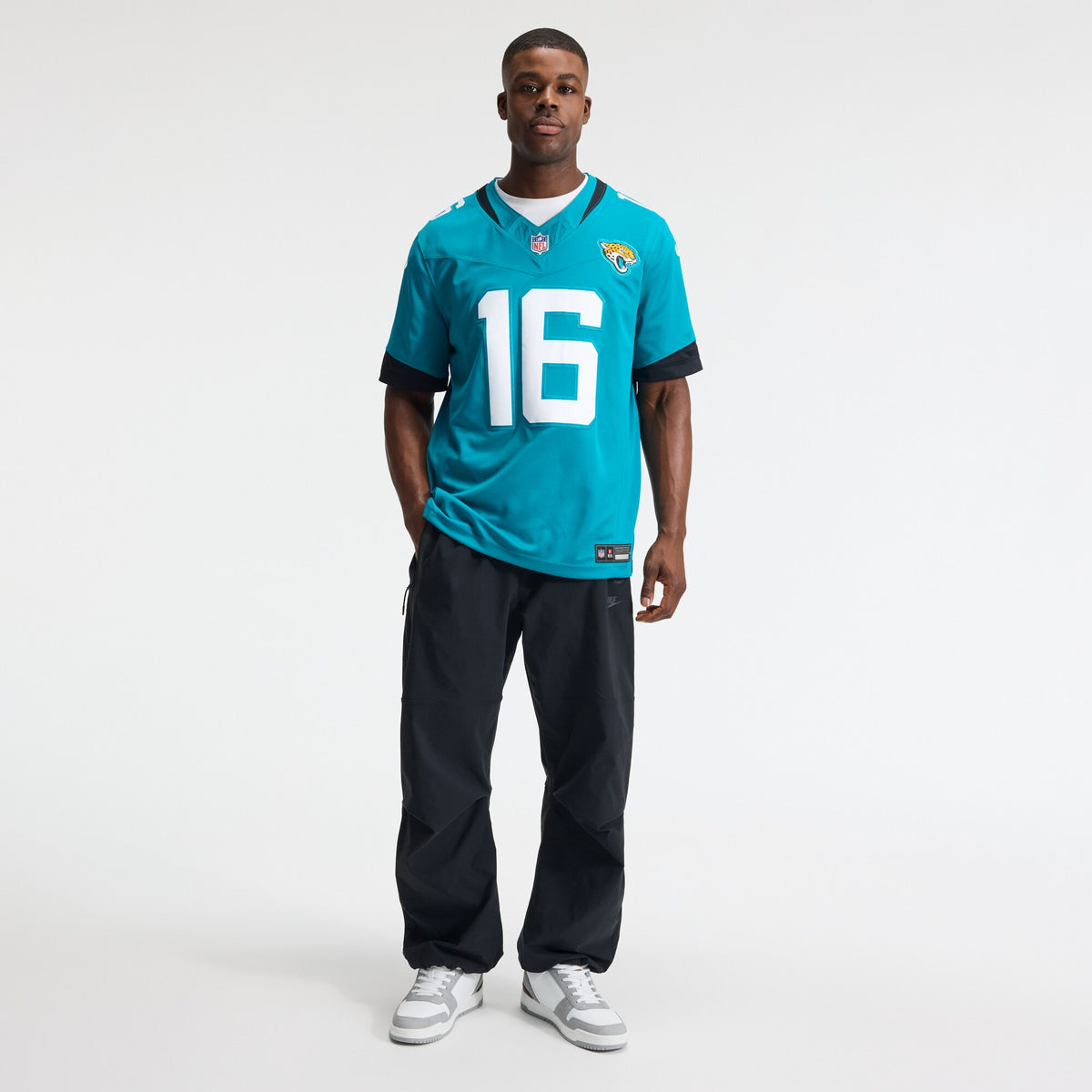 Jacksonville Jaguars Trevor Lawrence Teal Team Vapor F.U.S.E. Stitched Limited Jersey