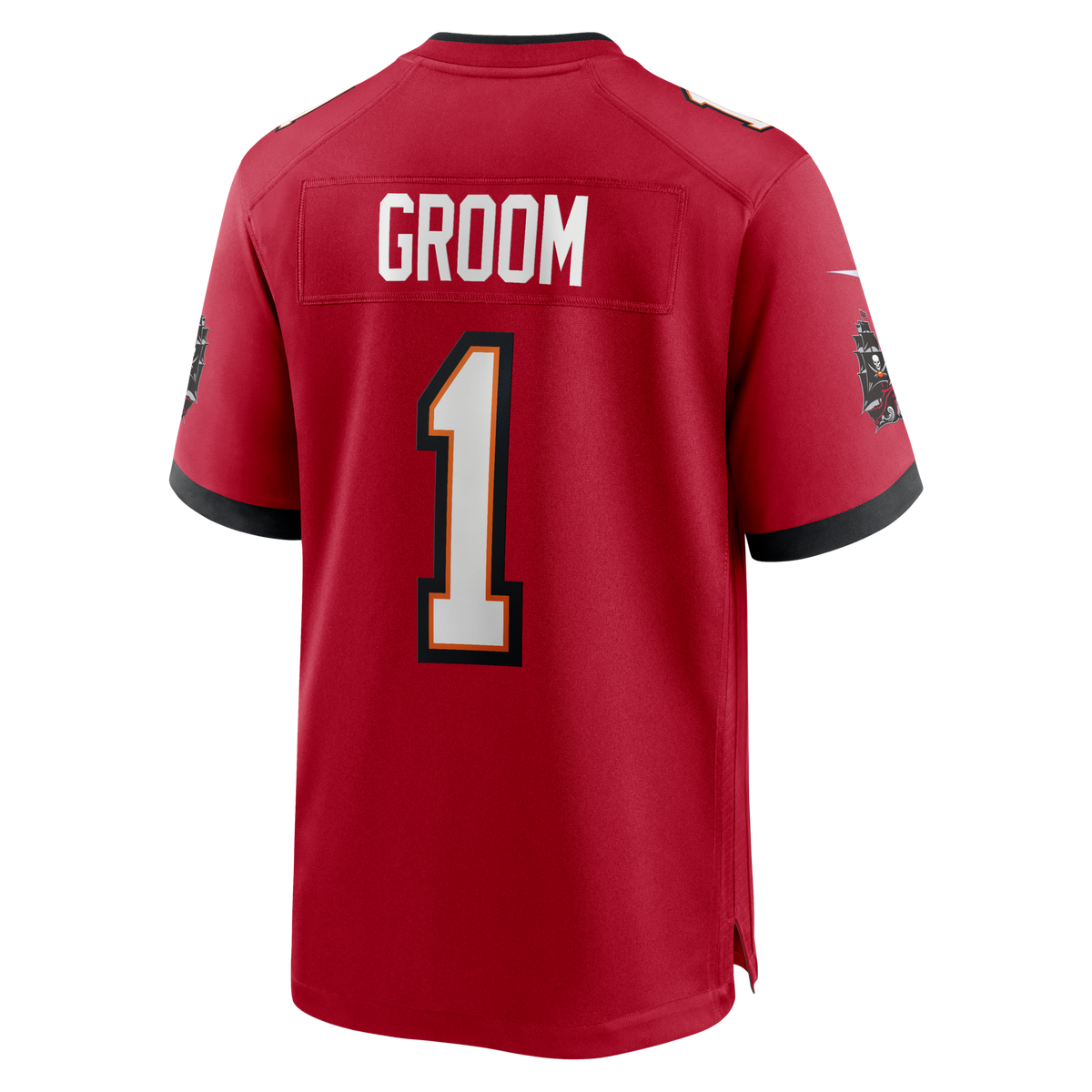 Tampa Bay Buccaneers Number 1 Groom Red Game Jersey