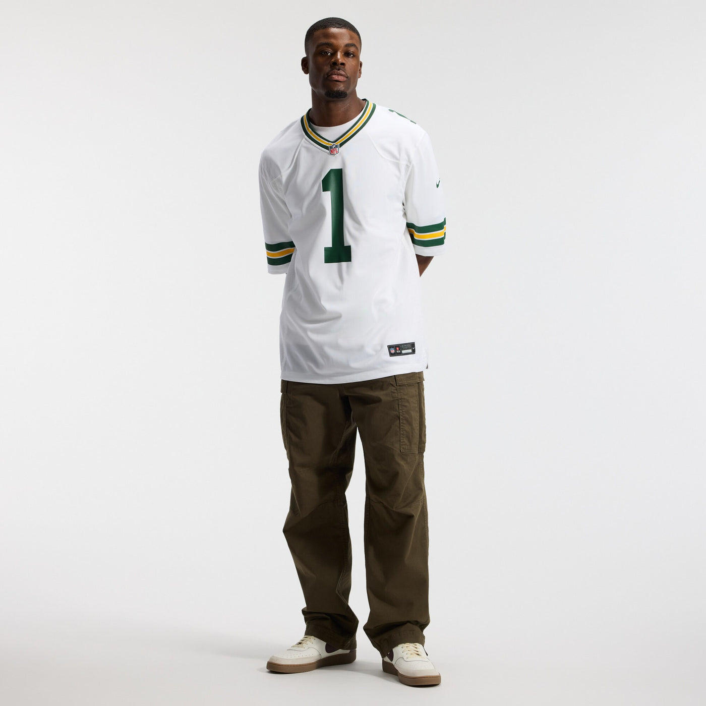 Green Bay Packers Micah Parsons Nike White Game Player Jersey