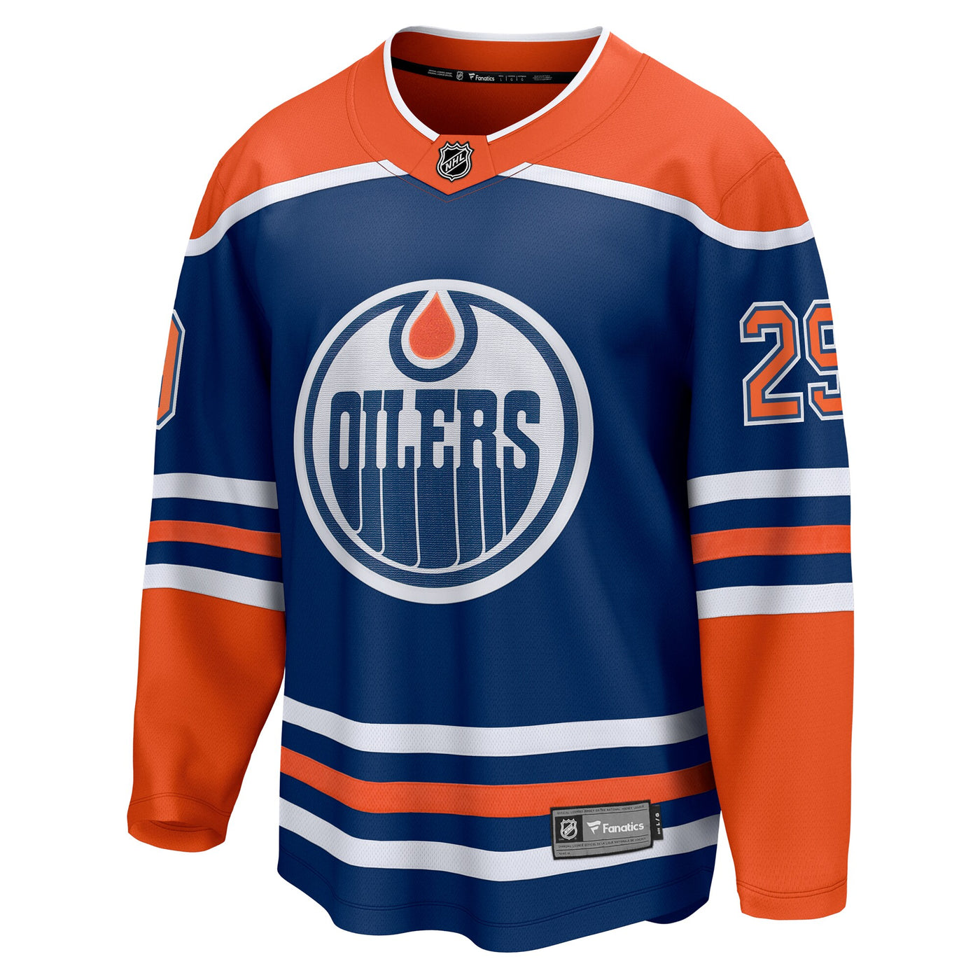 Edmonton Oilers Leon Draisaitl Fanatics Royal Home Breakaway Jersey