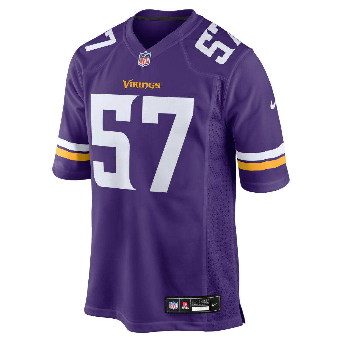 Minnesota Vikings Chaz Chambliss Purple Team Game Jersey