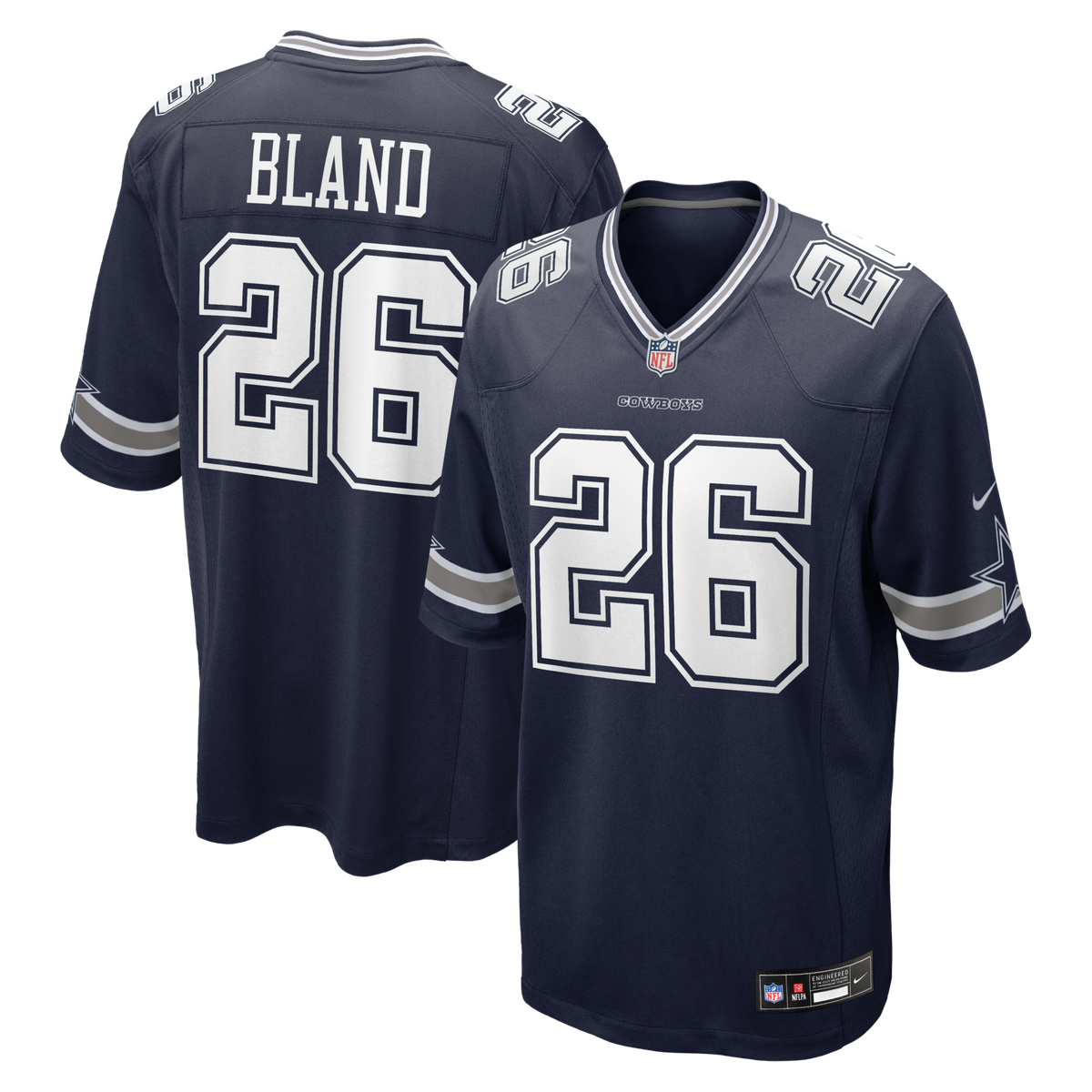 Dallas Cowboys DaRon Bland Navy Game Jersey