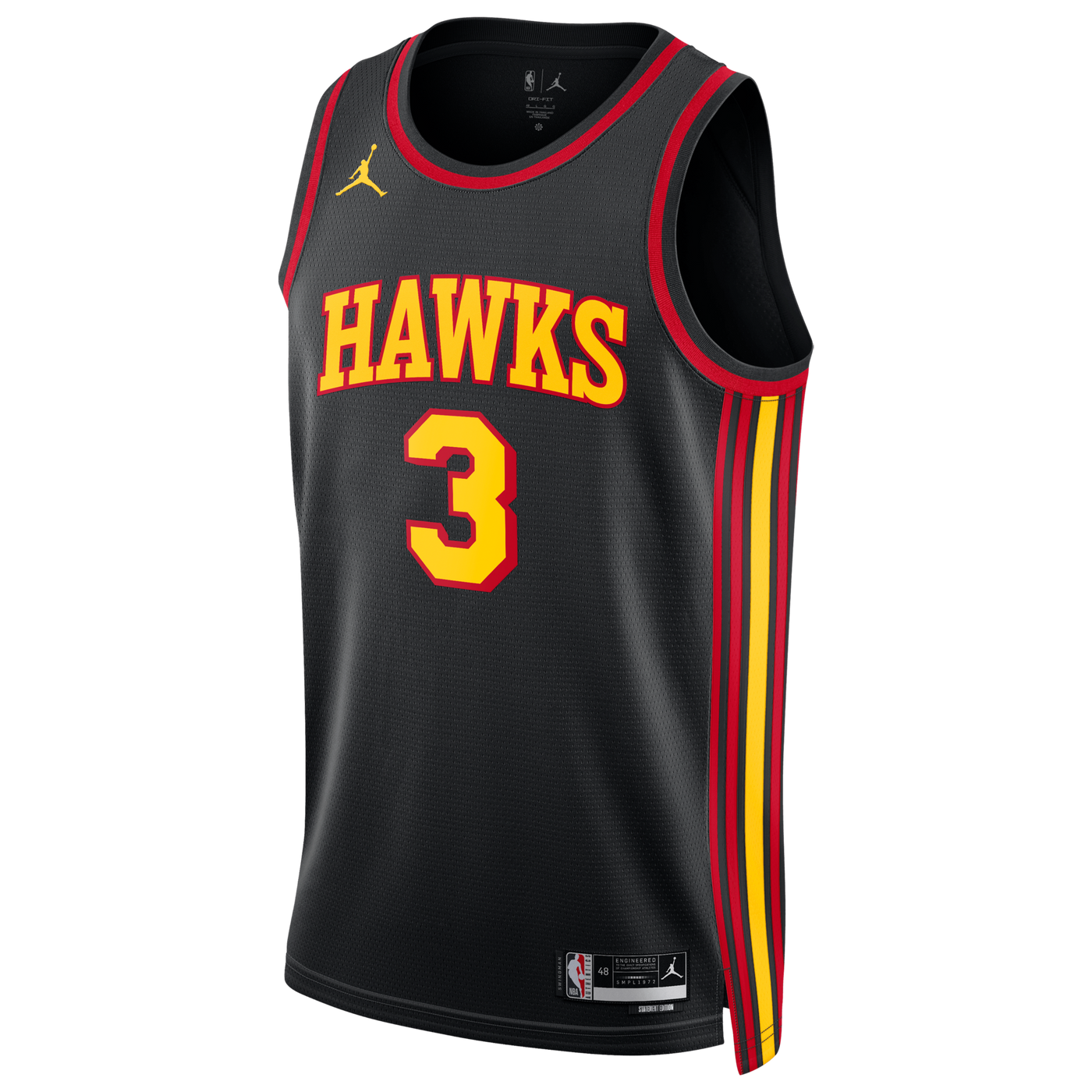 Atlanta Hawks Jordan Brand Statement Edition Swingman Jersey - Black - CJ McCollum