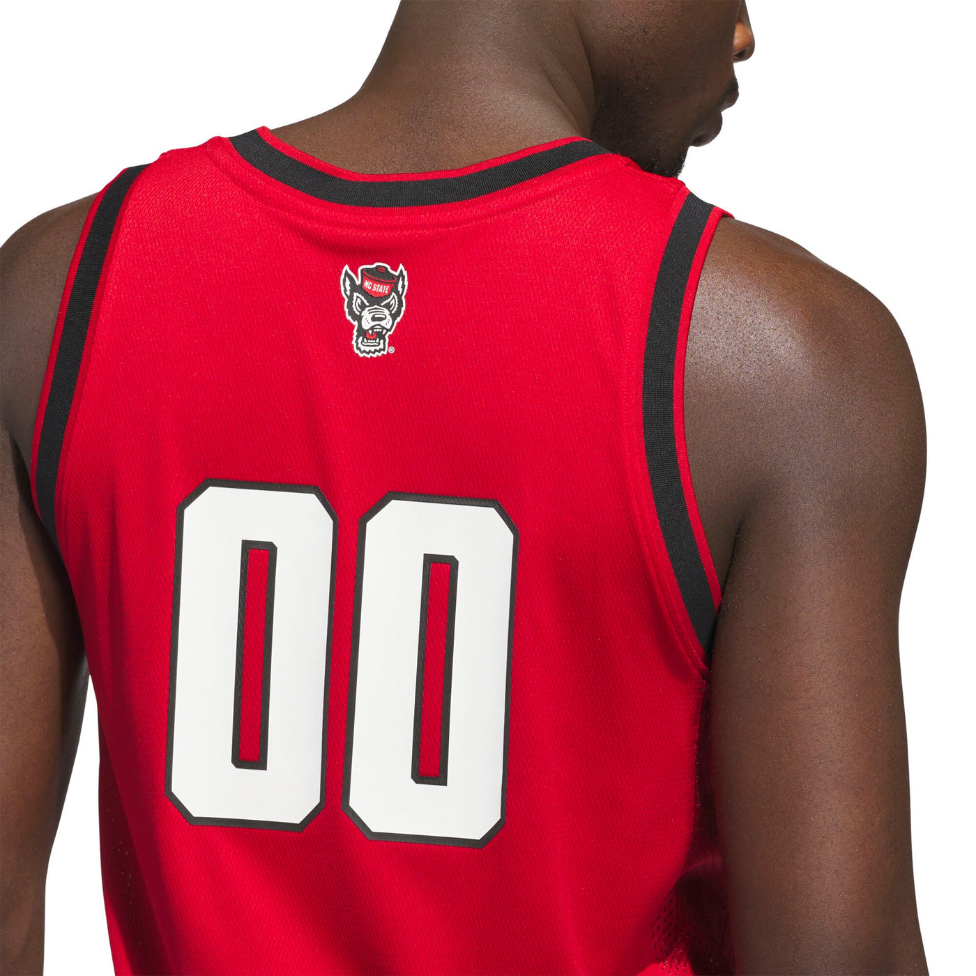 adidas #00 Red NC State Wolfpack Replica Swingman Jersey