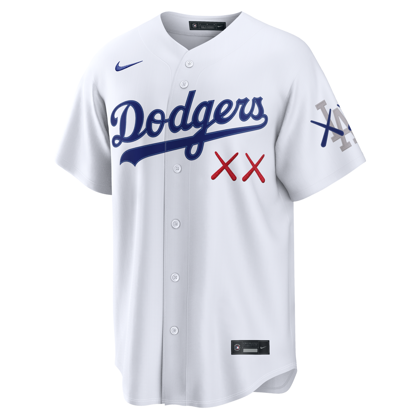 Los Angeles Dodgers Nike x KAWS White Stadium Jersey