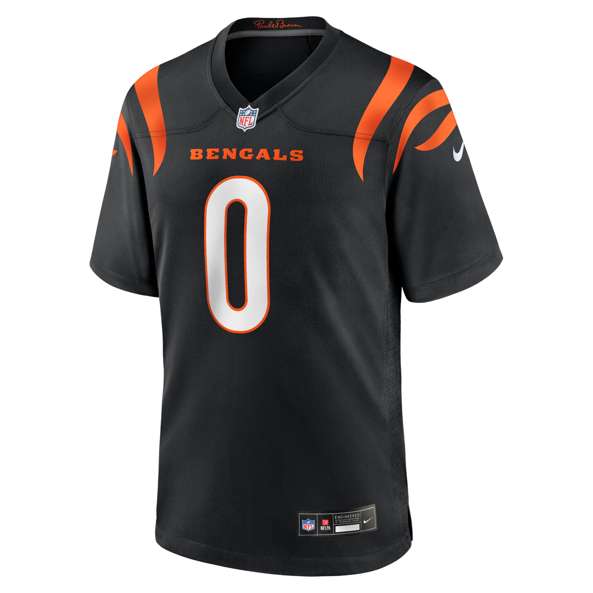 Cincinnati Bengals DJ Turner II Black Team Game Jersey