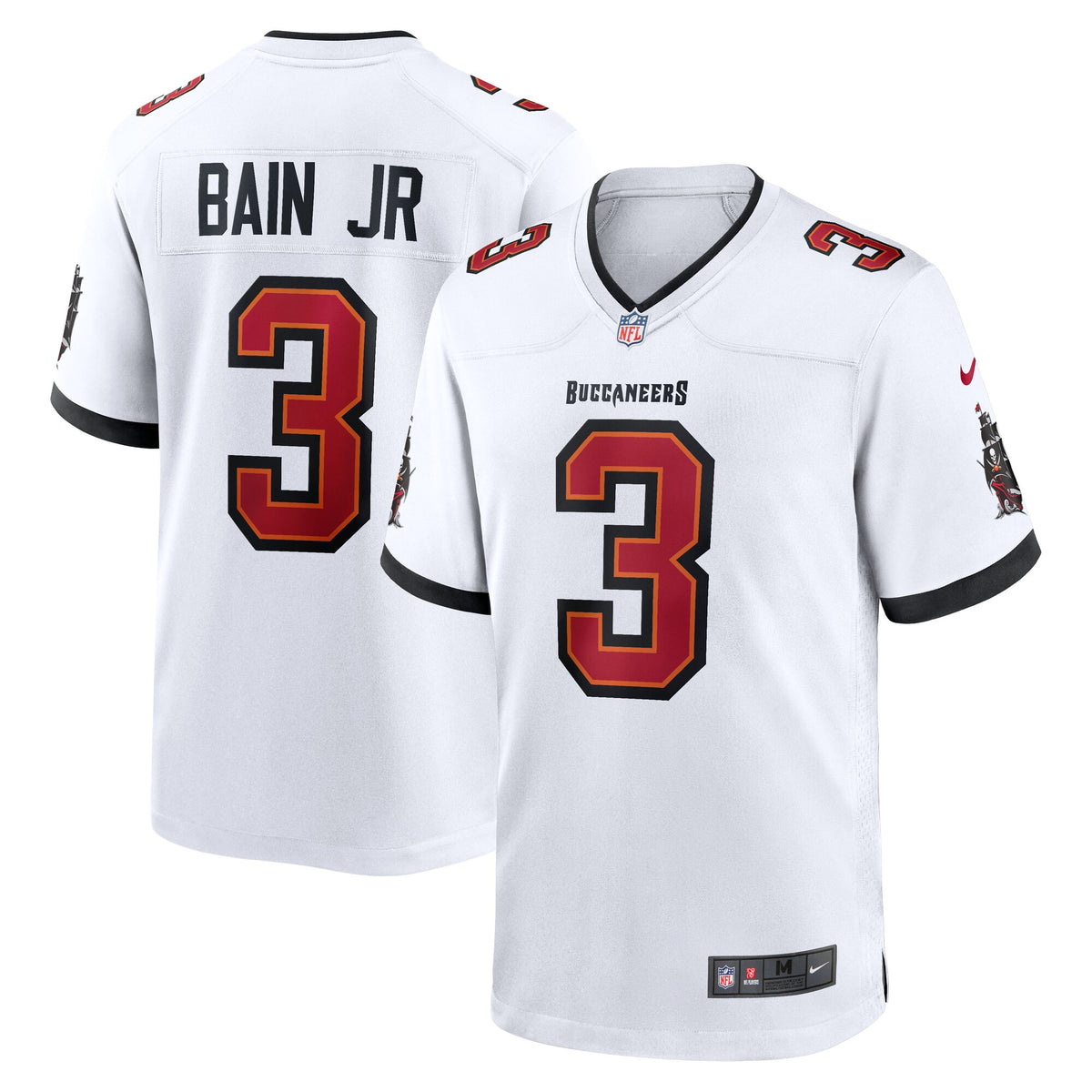 Tampa Bay Buccaneers Rueben Bain Jr. White Game Jersey